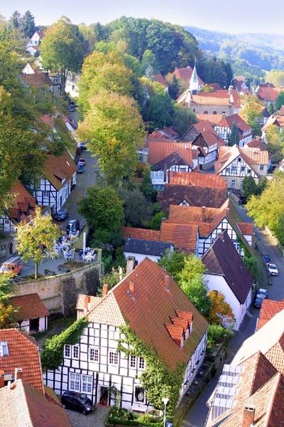 Tecklenburg - Altstadt von Oben