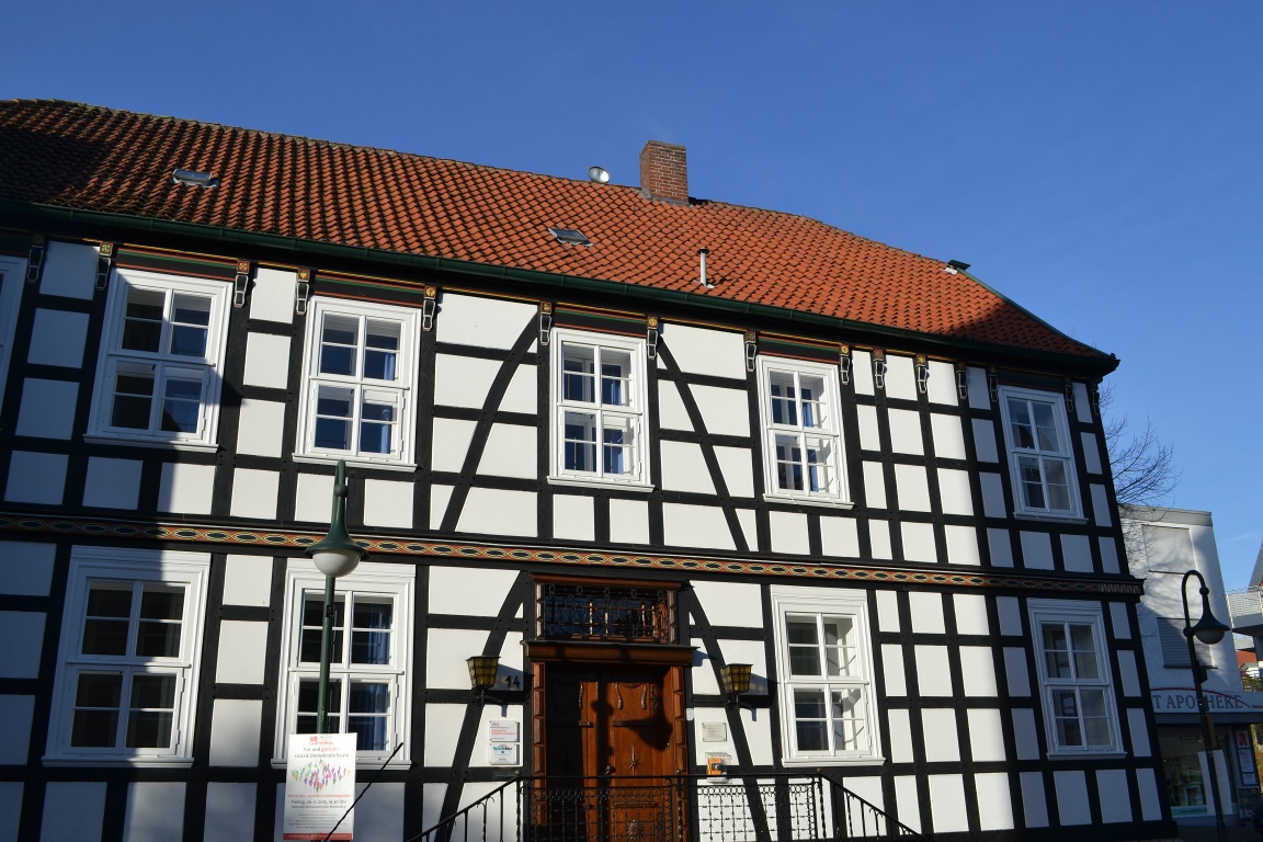 Haupteingang am Storck-Haus in Werther (Westf.)