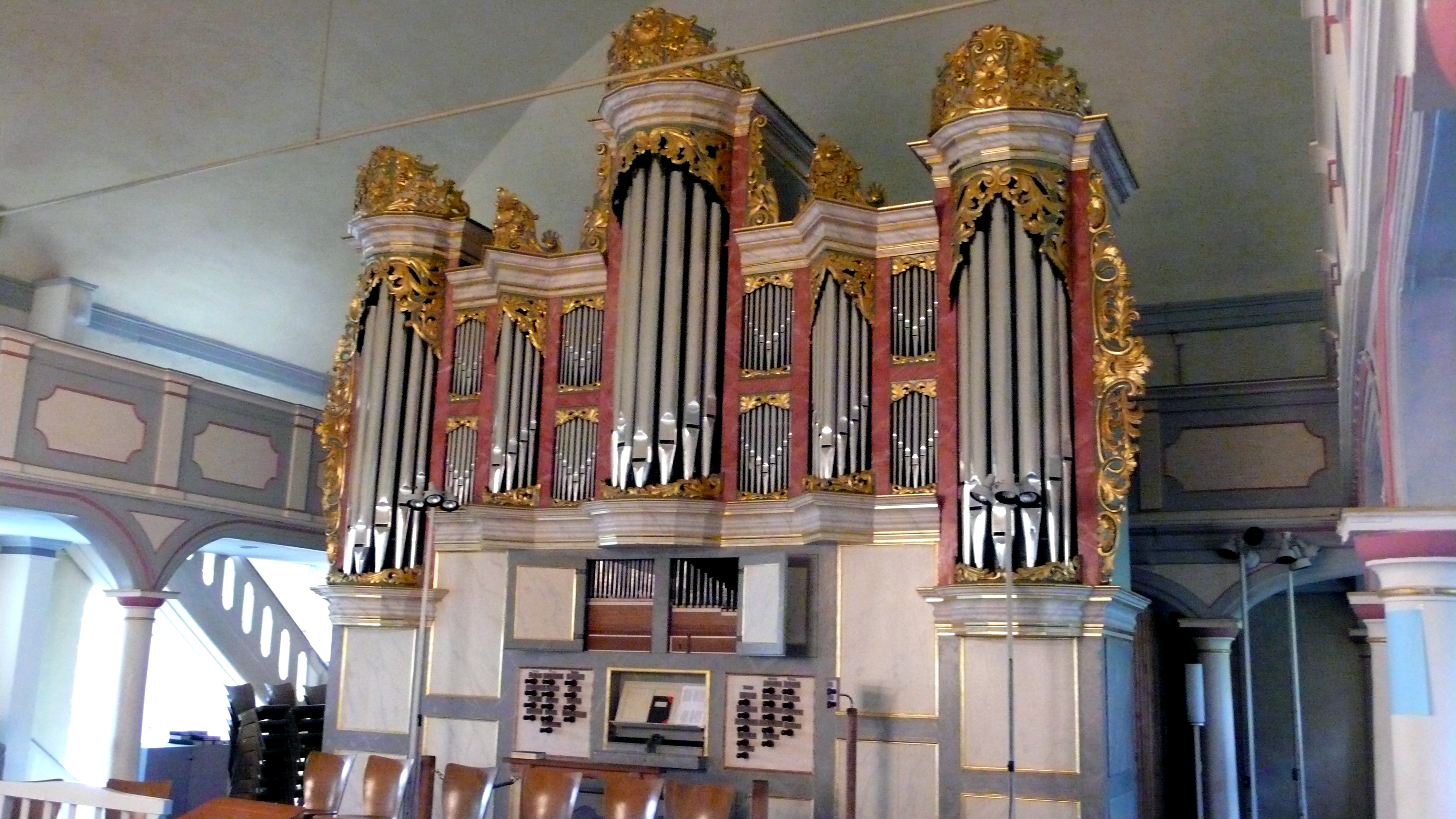 Christian-Vater-Orgel in der St. Nicolai-Kirche 