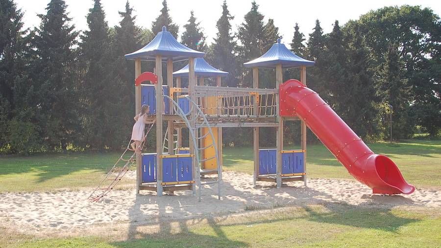Playground at Langlingen open-air beach