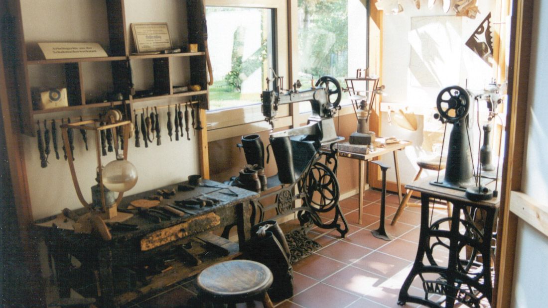 Interior view of the Museum of Home in Hermannsburg