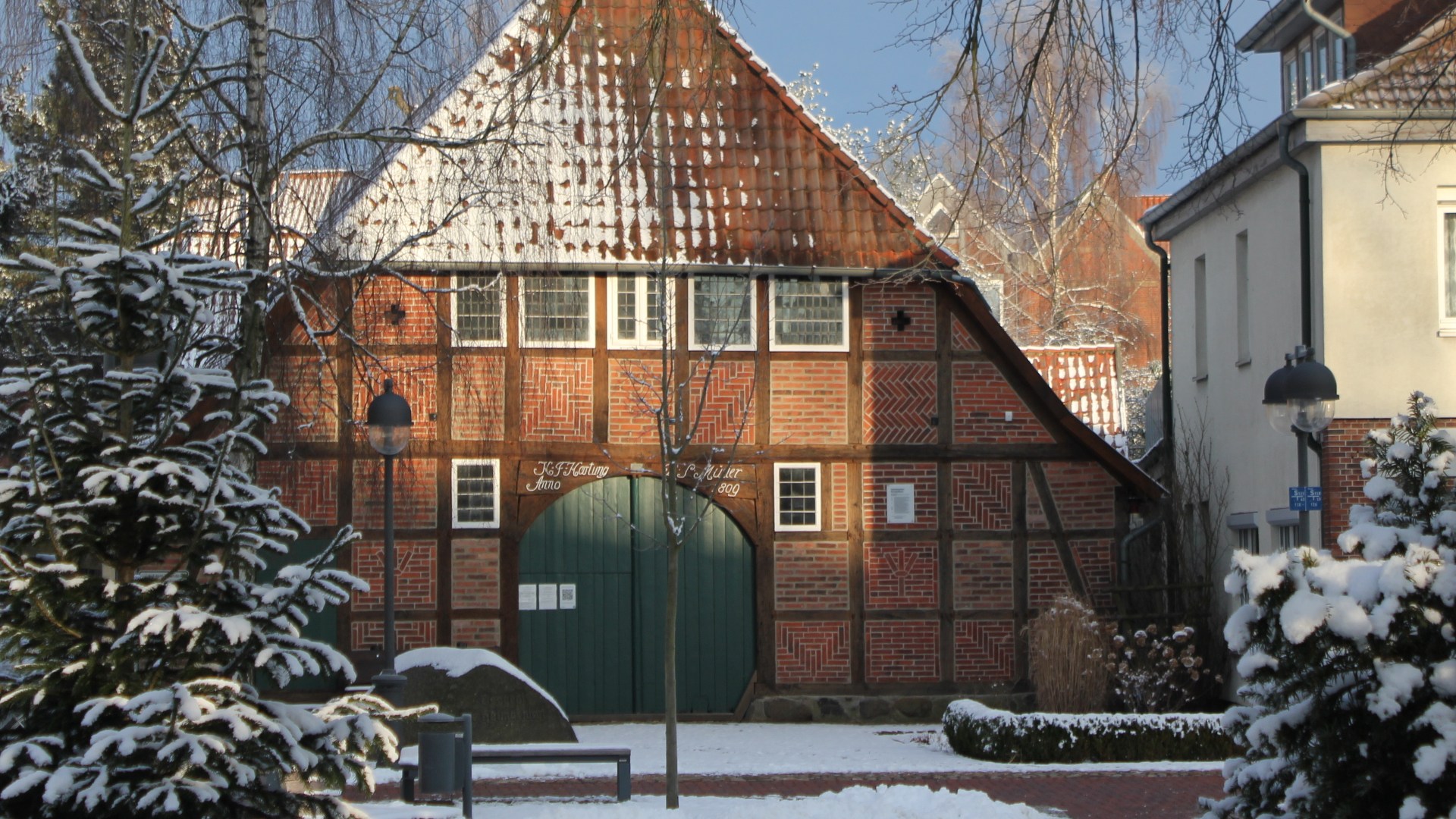 Museum Römstedthaus im Winter