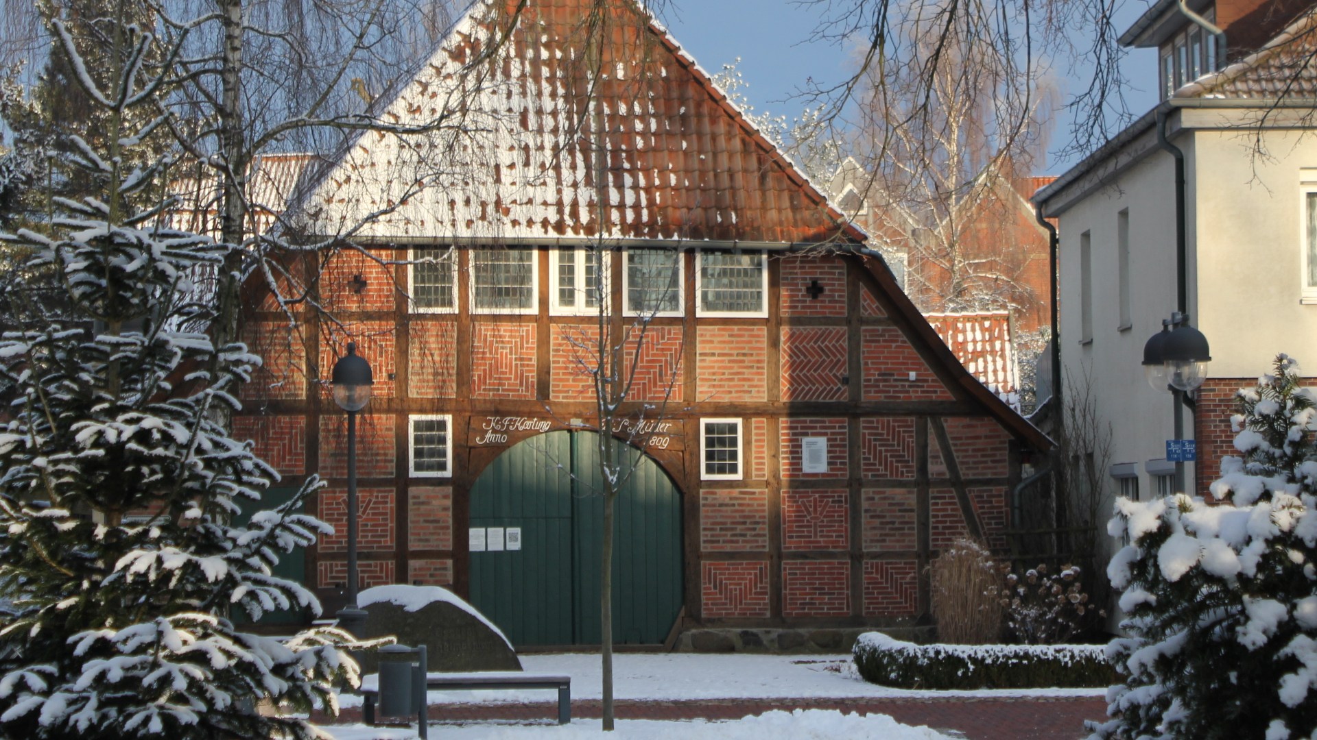 The Römstedt House Museum in Winter