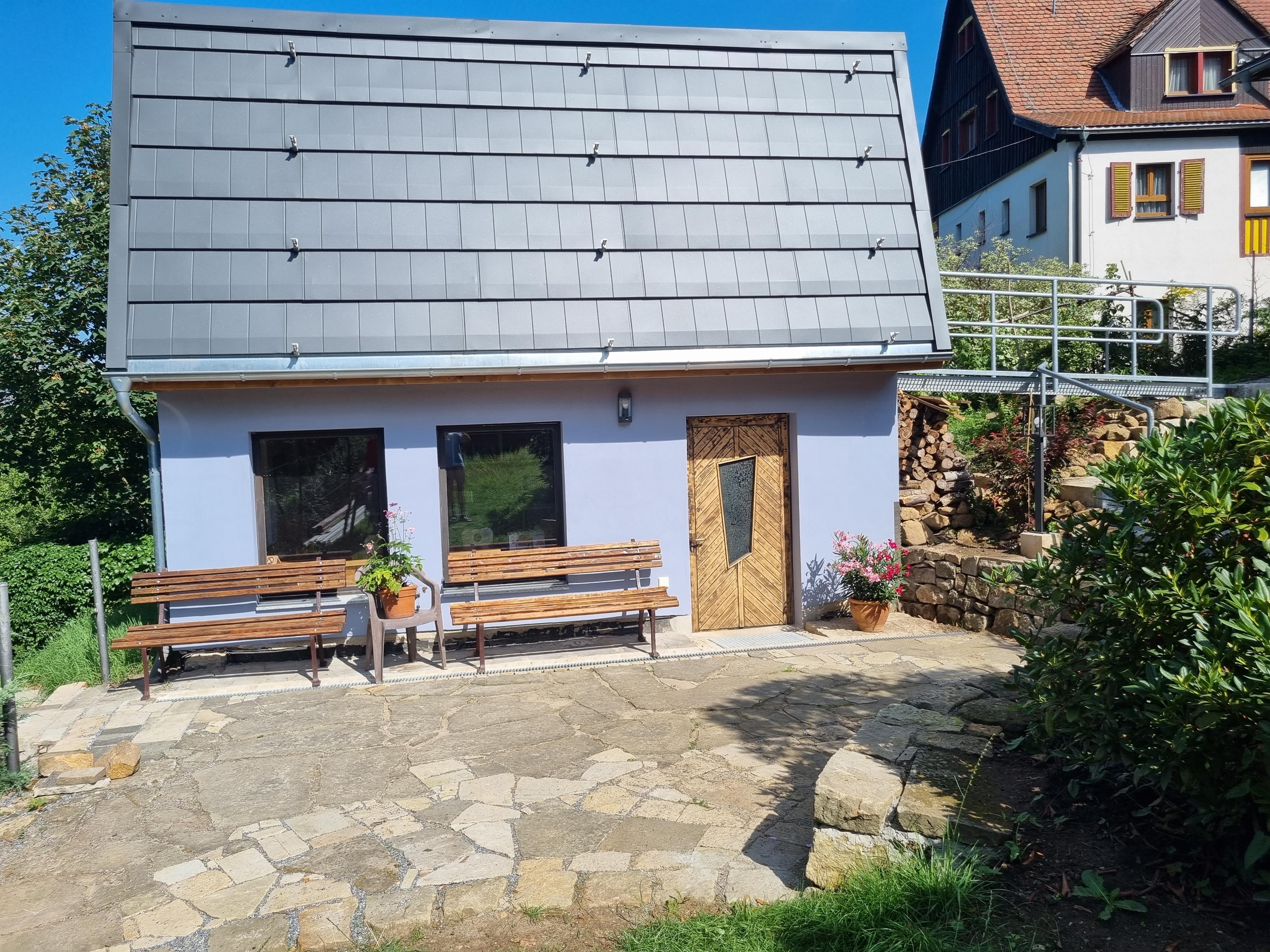 Wanderhütte am Ritterfelsen – Motiv