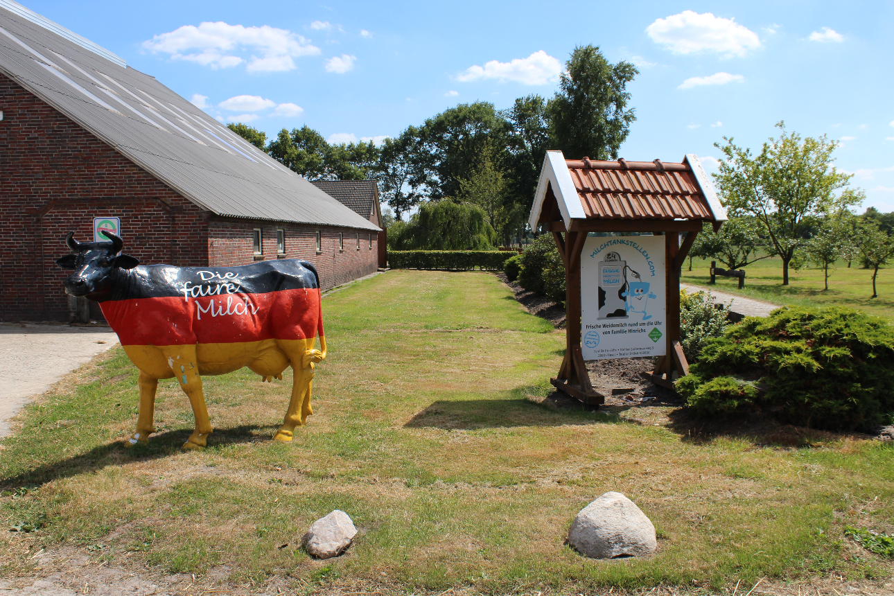 Hinrichs Milchtankstelle in Hesel