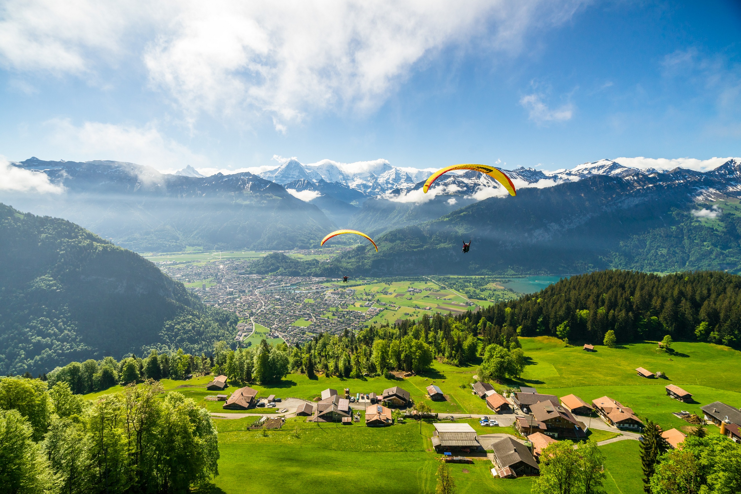 paragliding-interlaken-sommer-beatenberg-sonnenschein