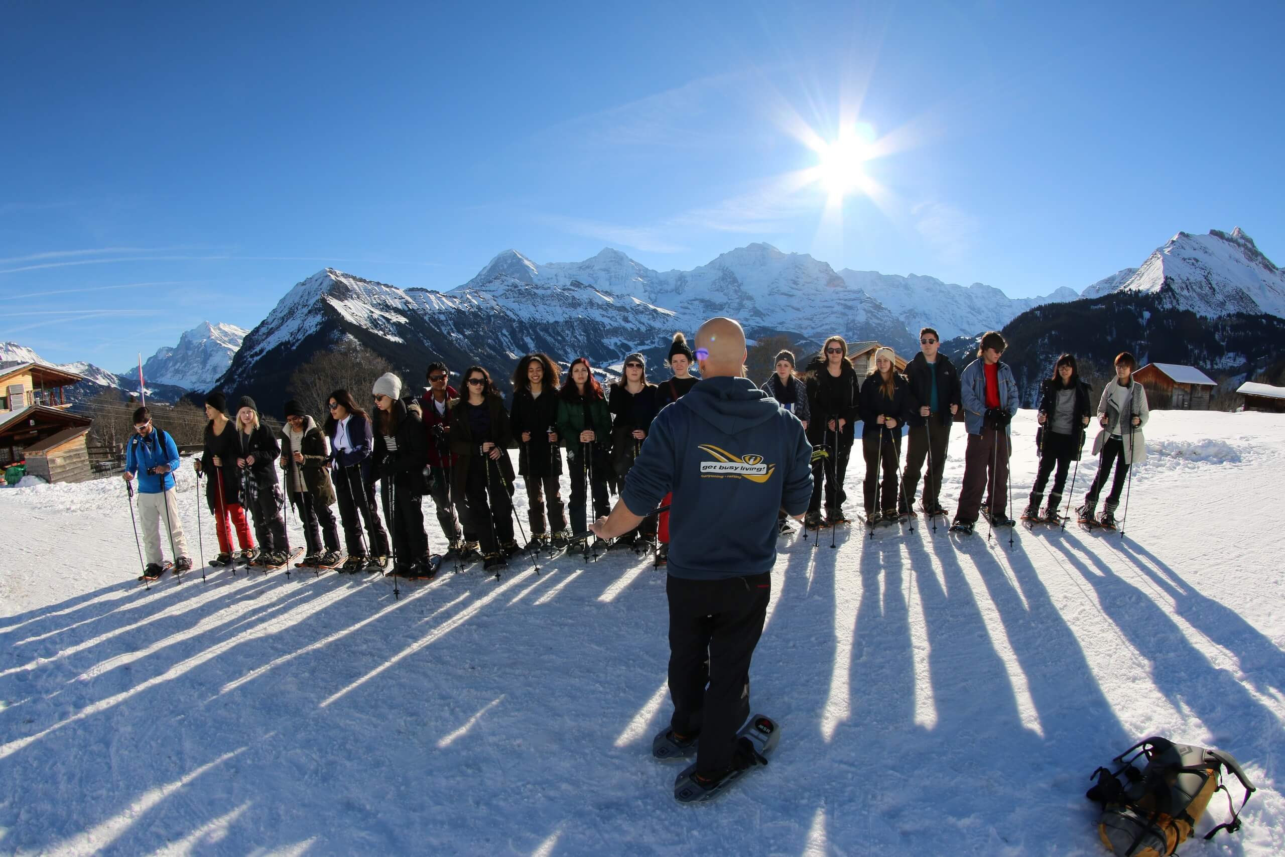 Outdoor Switzerland guided snowshoe tours