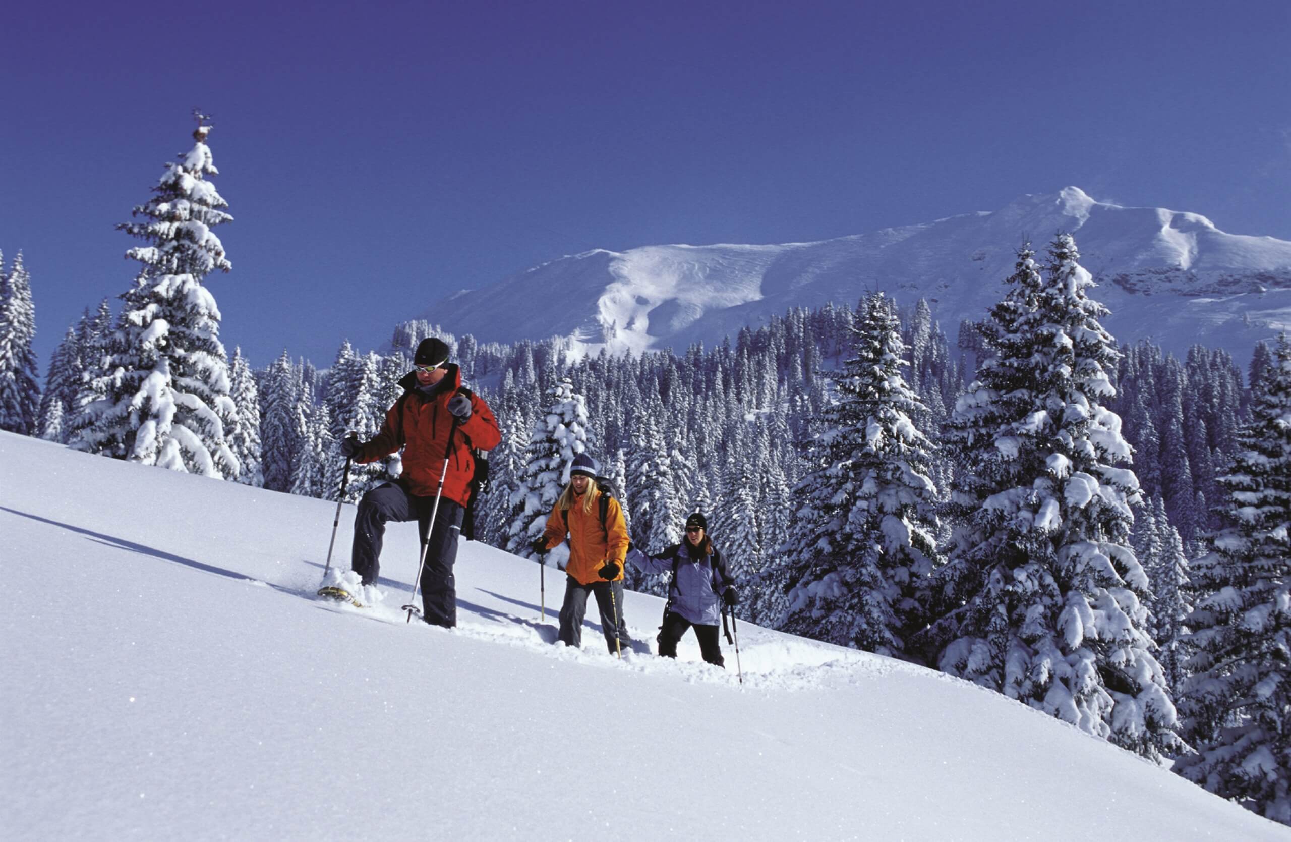 Outdoor Switzerland guided snowshoe tours