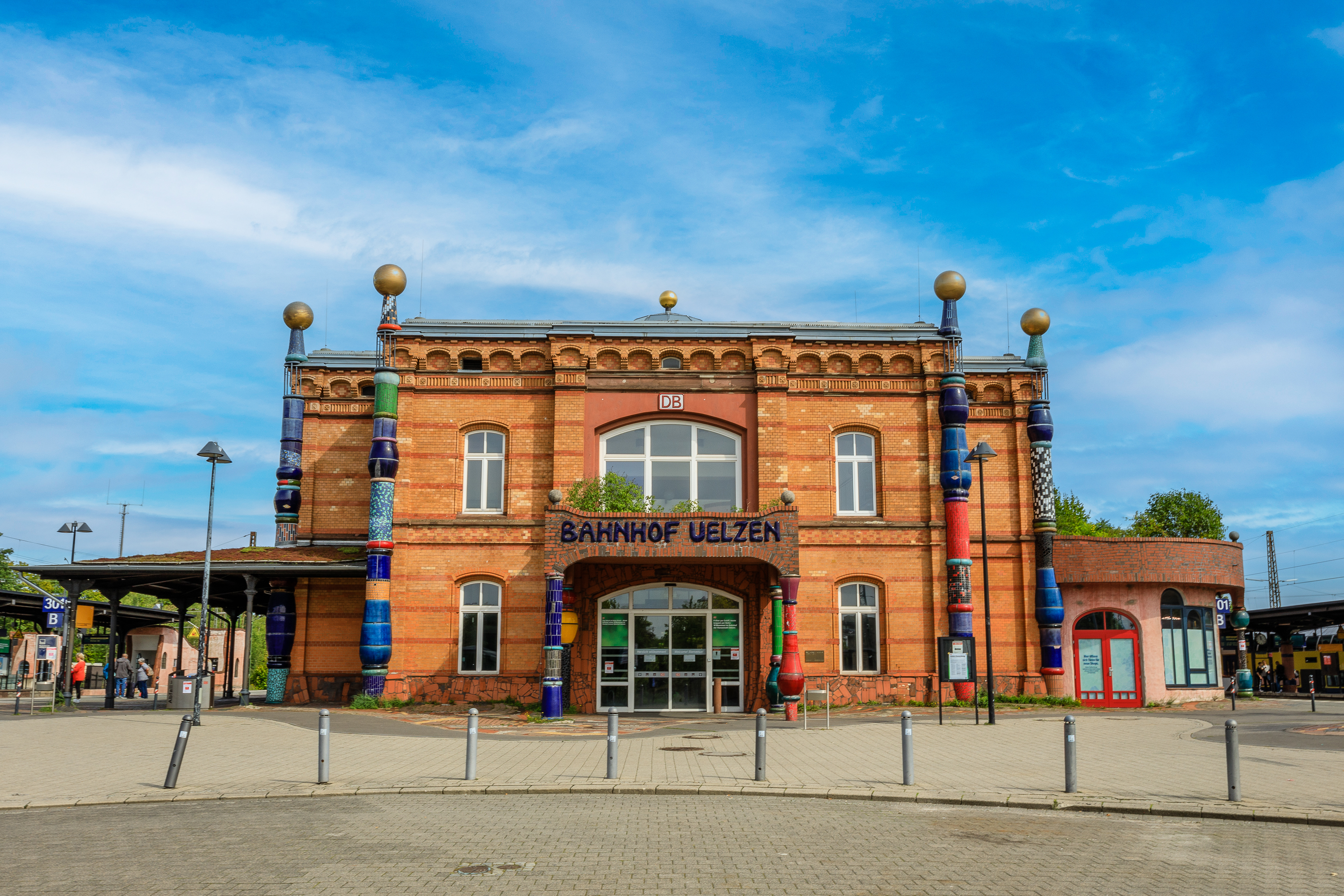 Hundertwasser Bahnhof in Uelzen