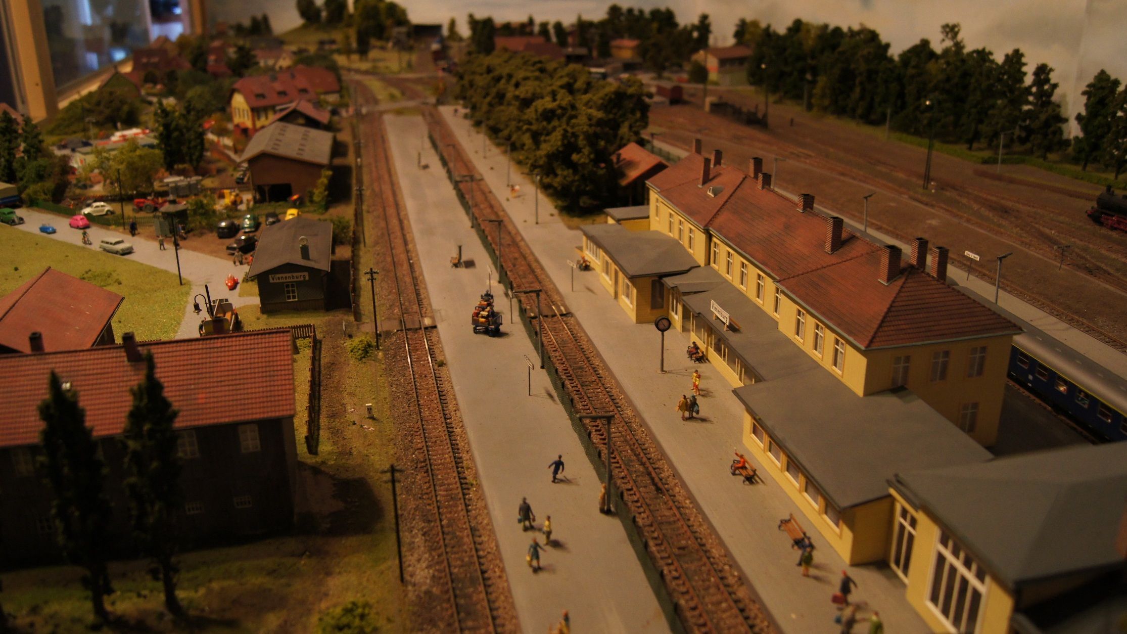 Eisenbahnmuseum im Bahnhof