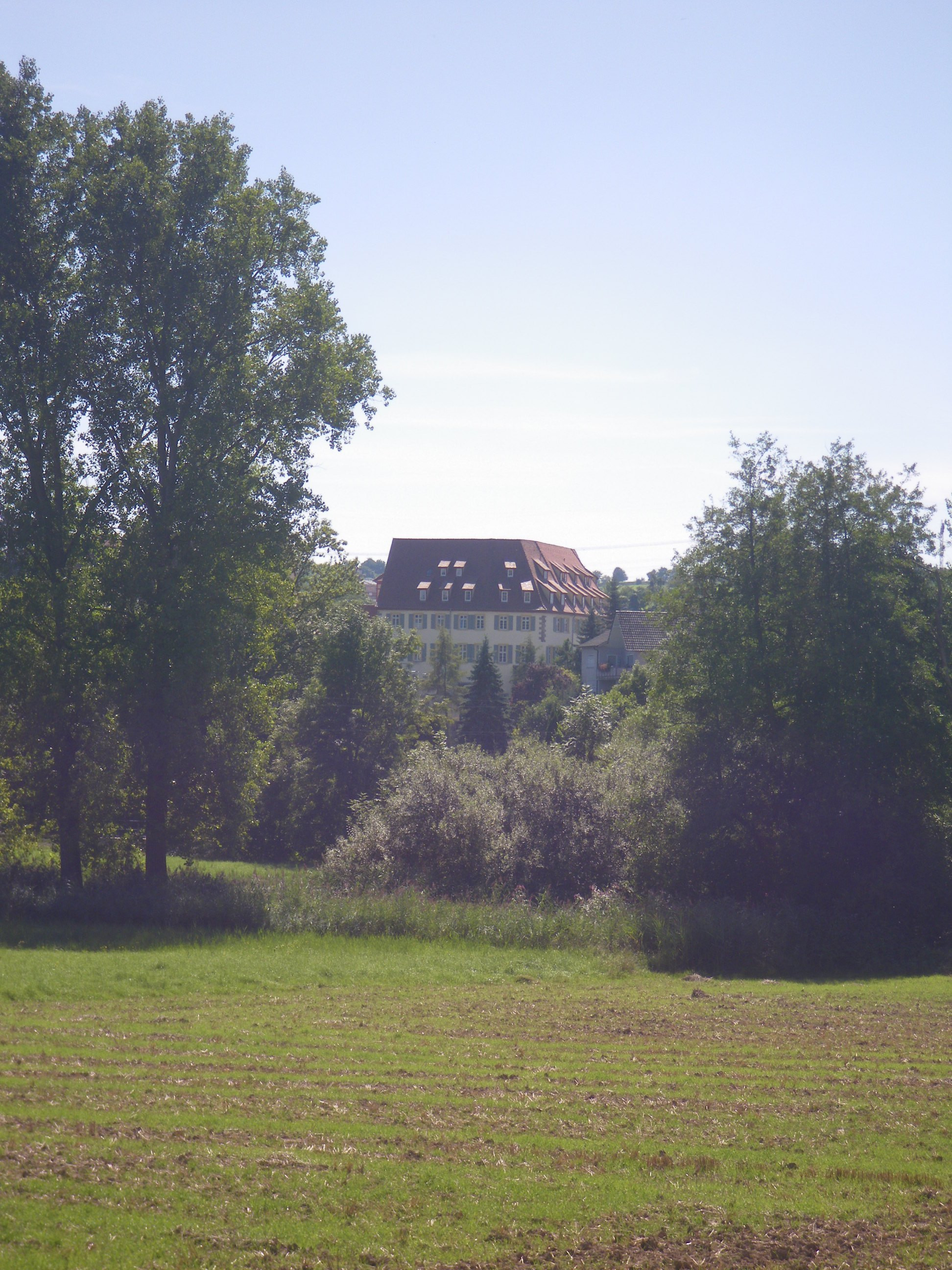 Schloss und Landschaft