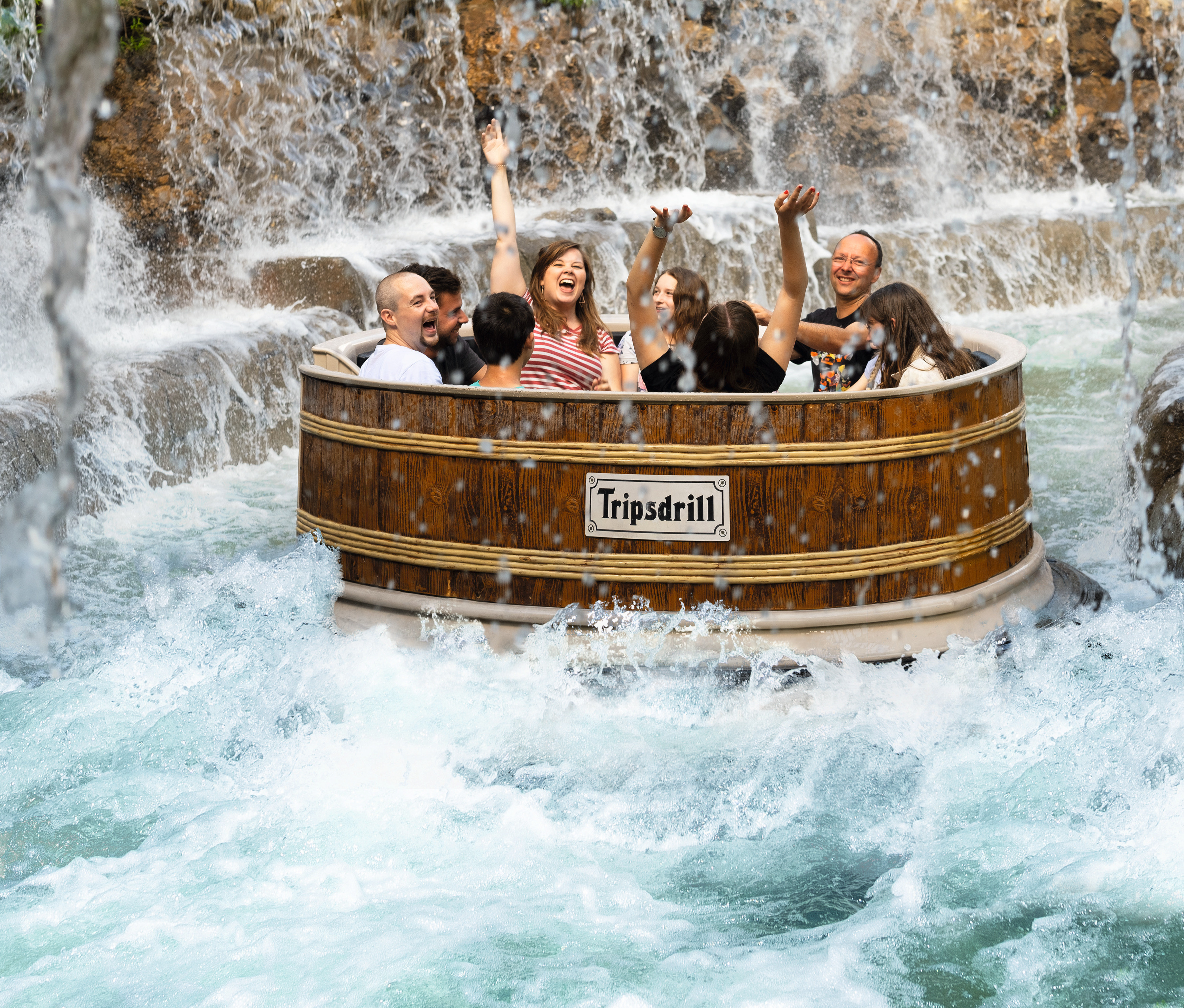 Waschzuber-Rafting I Erlebnispark Tripsdrill