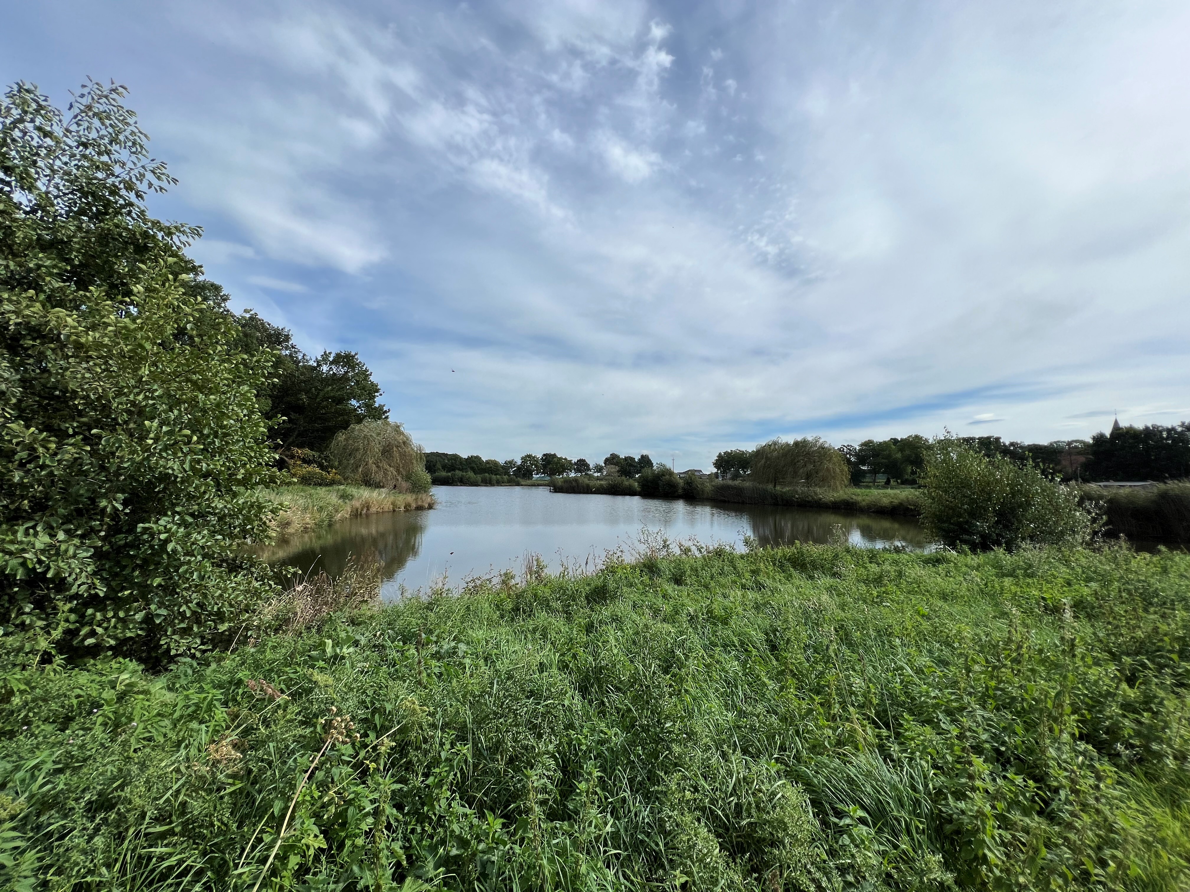Landschaftssee Steimbke mit Rodelberg