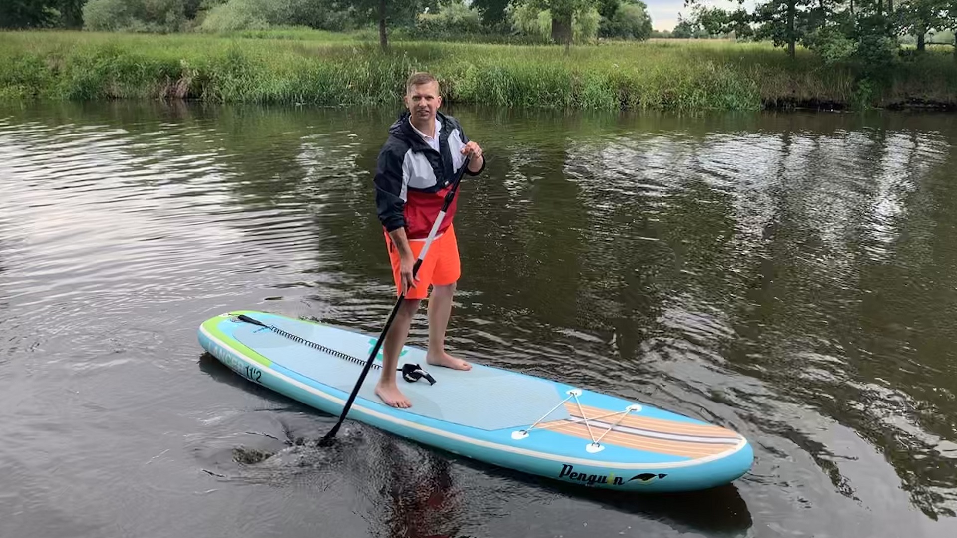 Stand up Paddling on the Aller