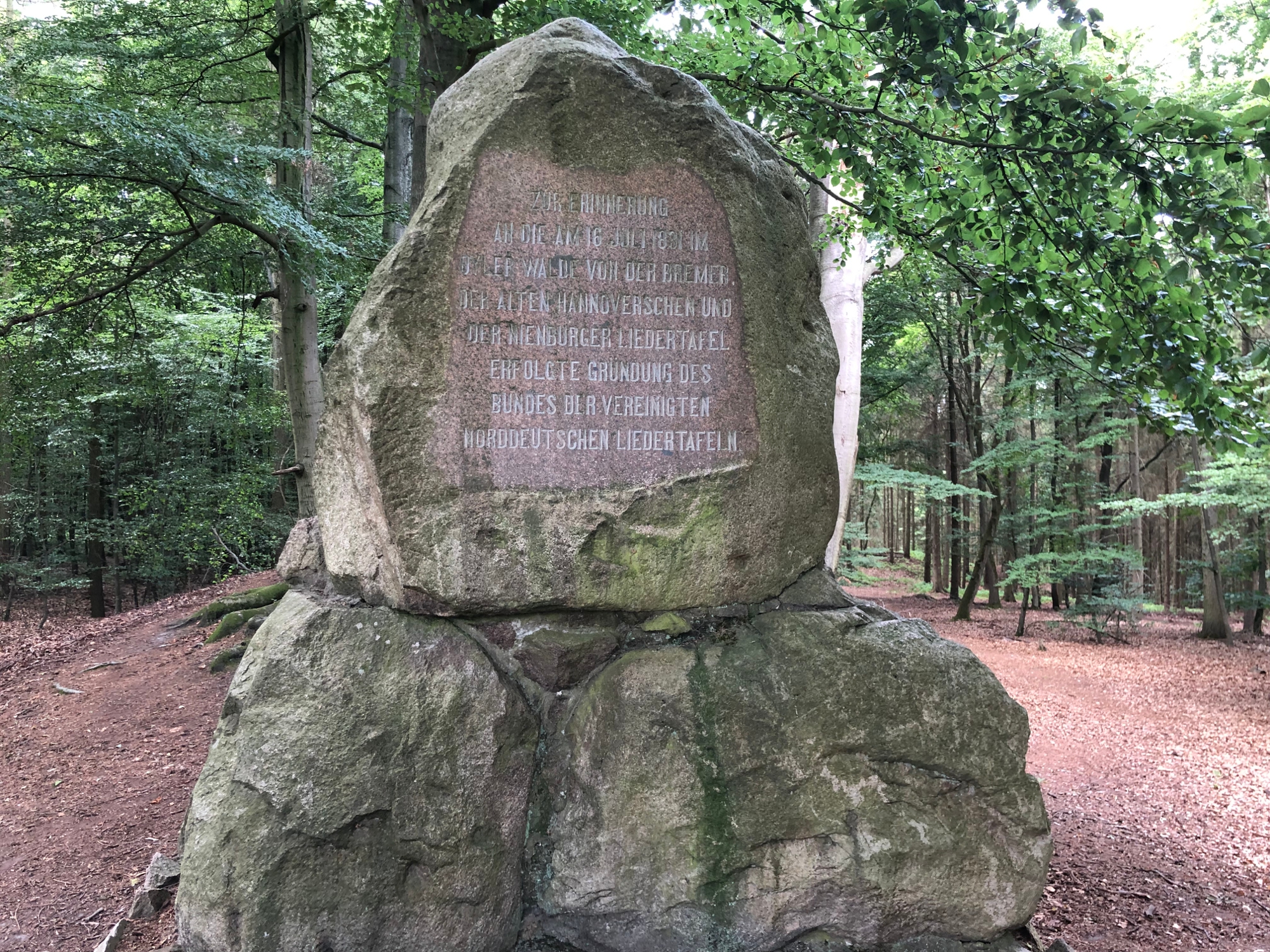 Denkmal auf dem Oyler Berg