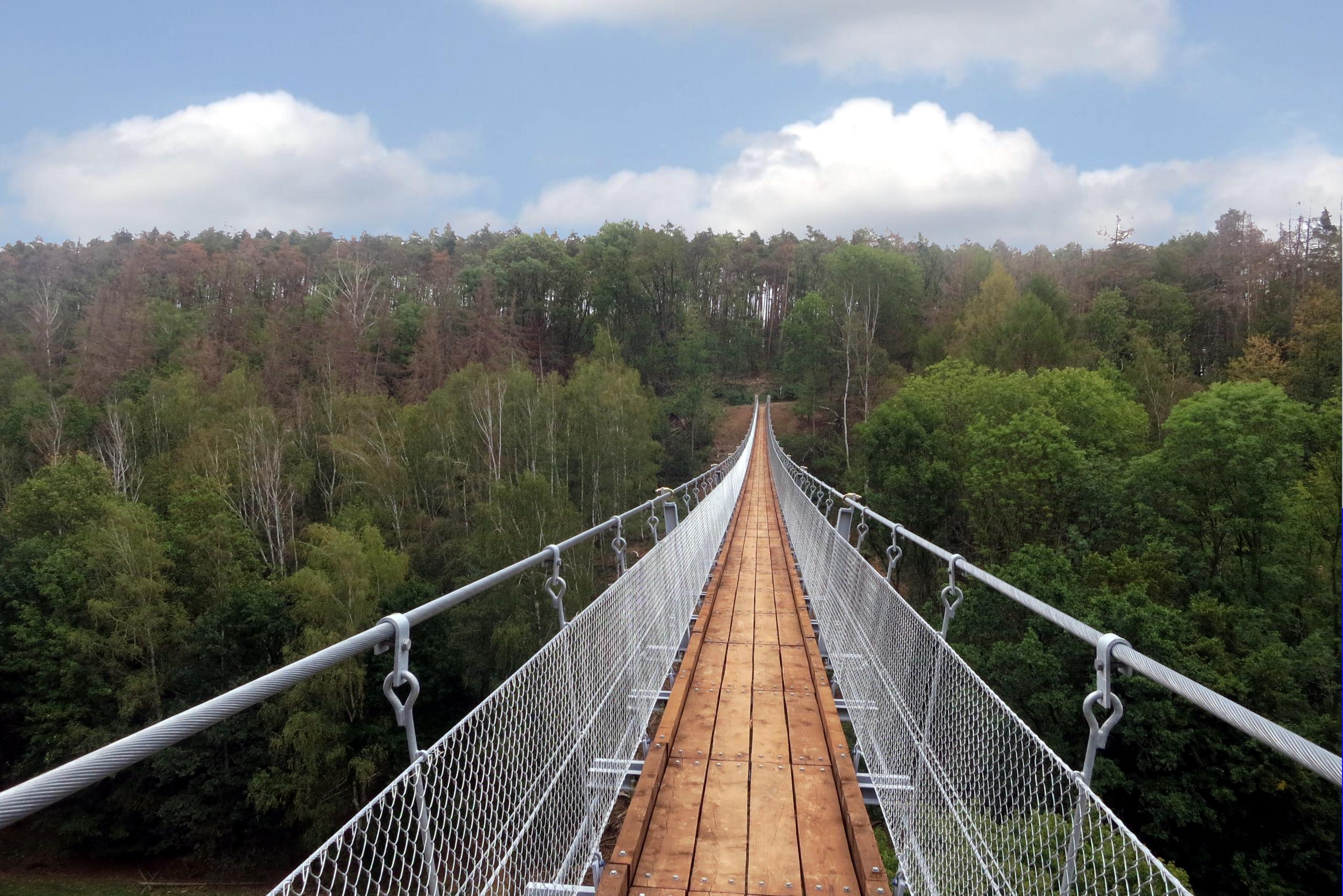 Hängeseilbrücke Hohe Schrecke