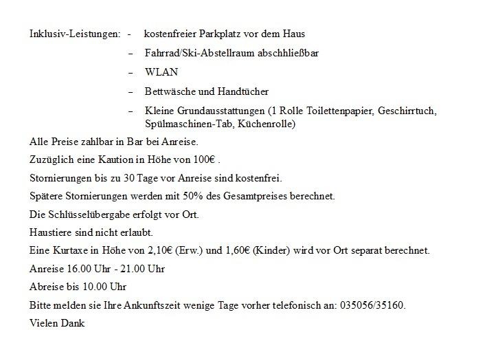Ferienwohnung "Zum Ausblick", Altenberg