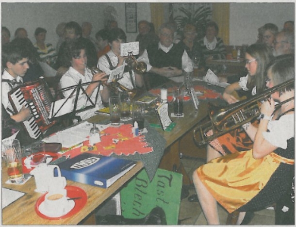 Musikantenstammtisch im Gasthaus  Zum Alten Wirt in Rettenbach