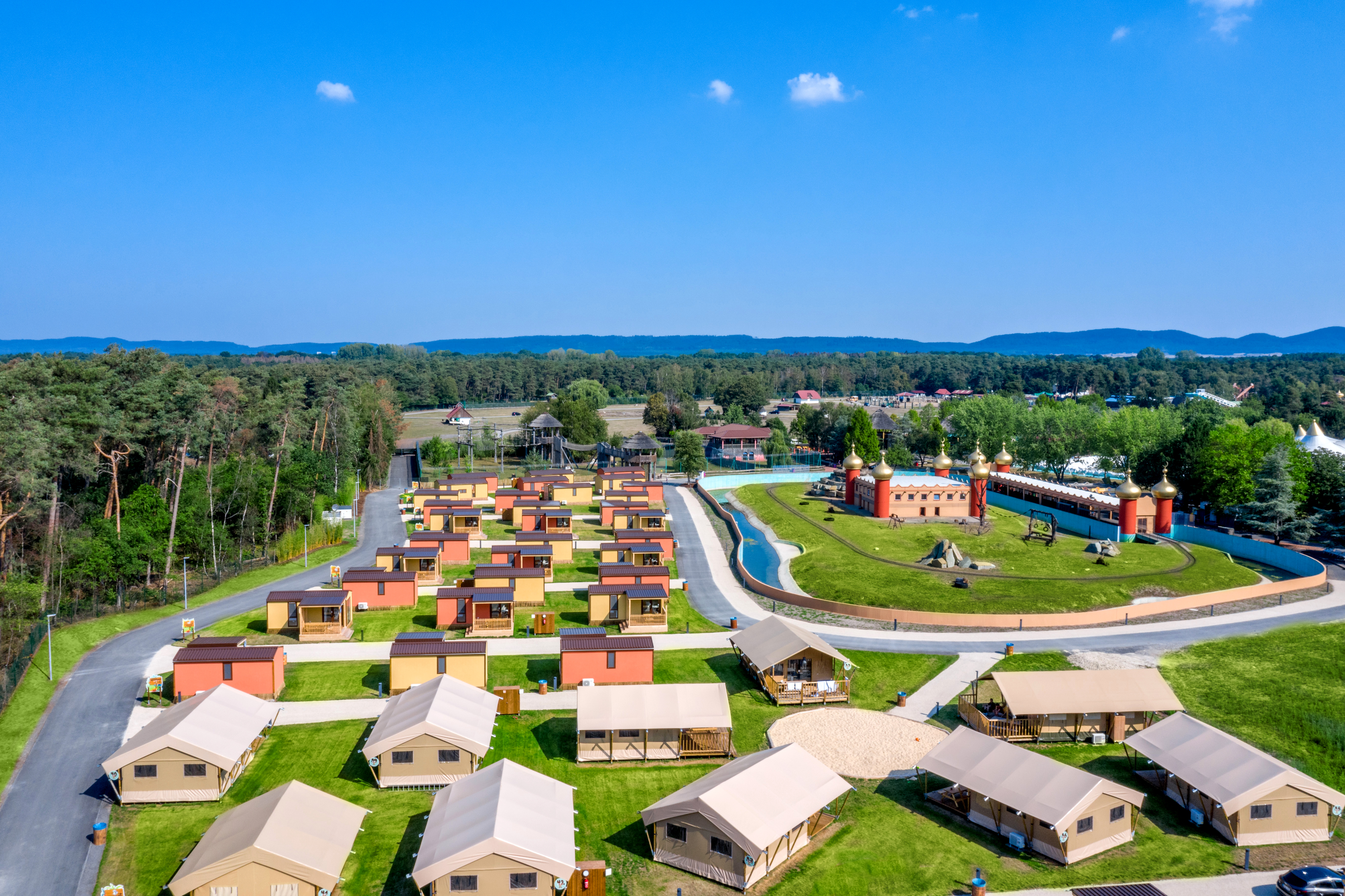 Luftaufnahme Erlebnisresort Safariland