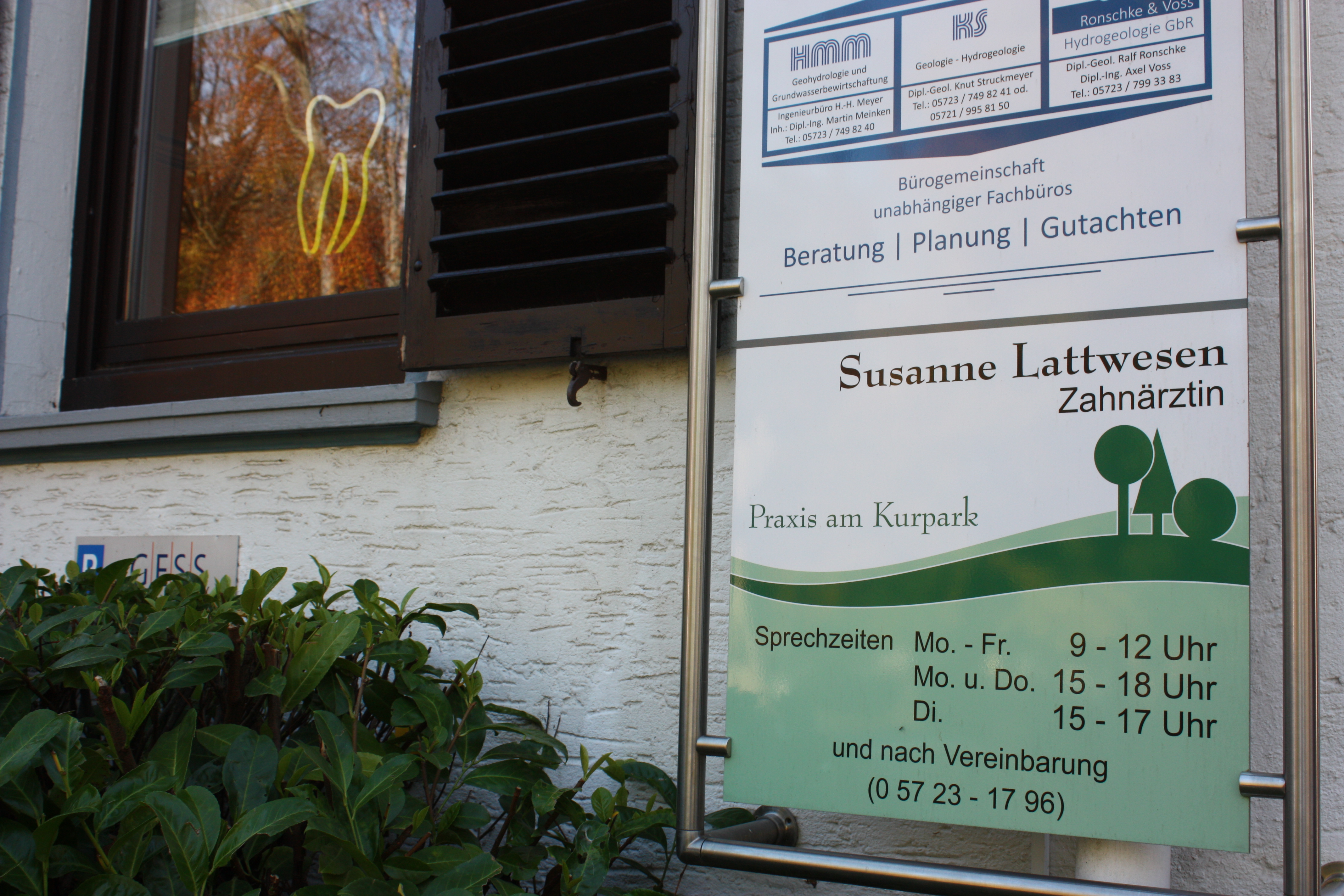Zahnärztin Susanne Lattwesen Praxis am Kurpark