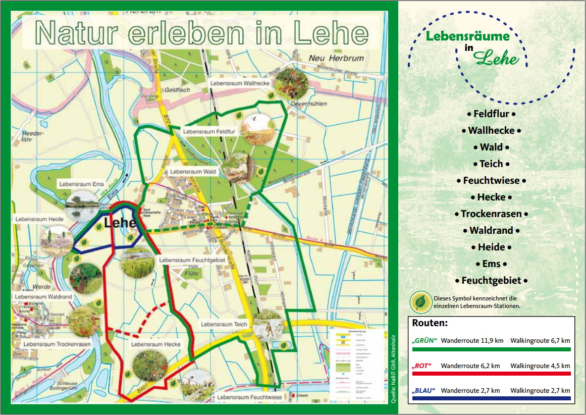 Wander- / Walkingrouten Lehe