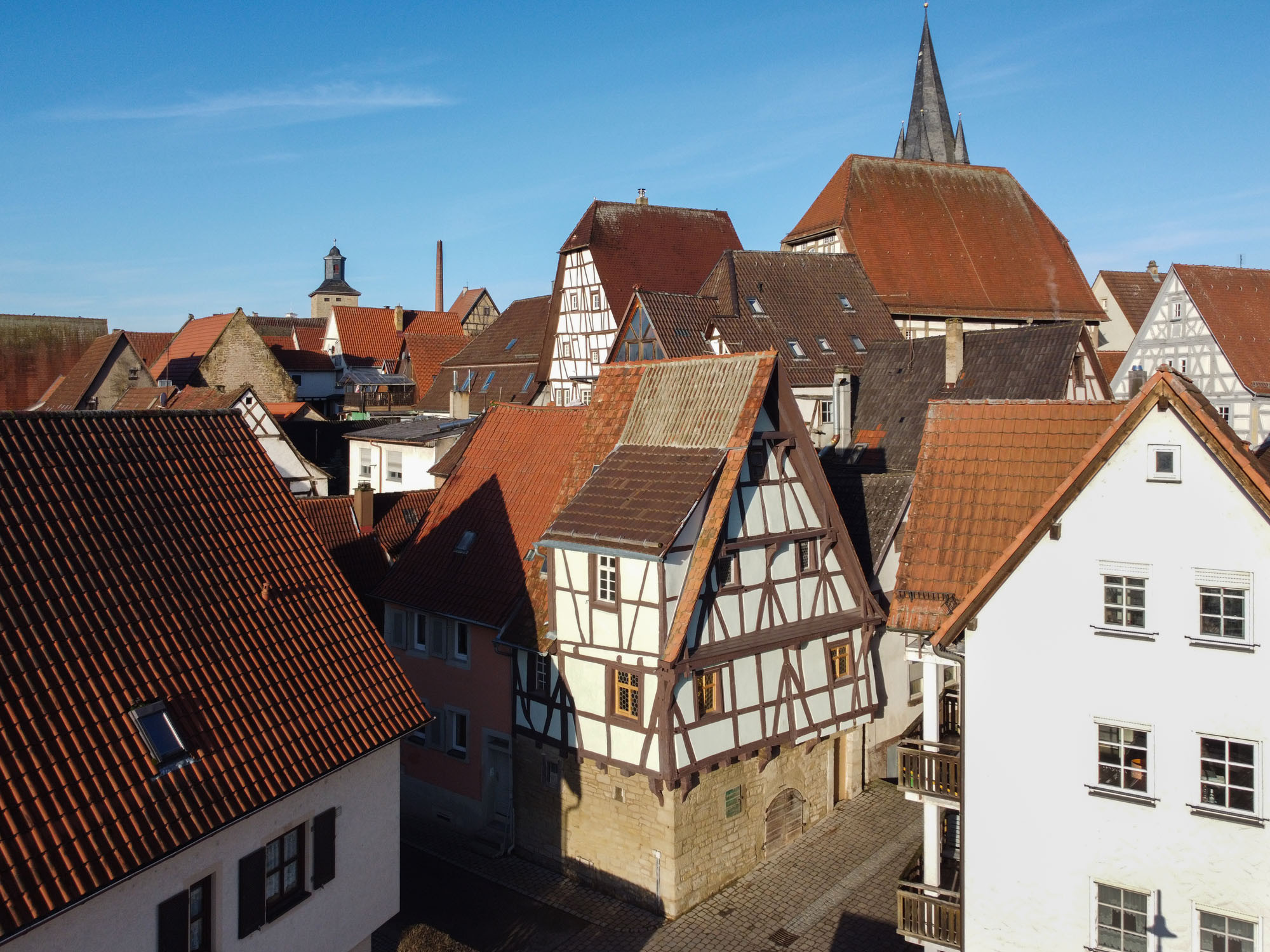 Steingasse Ansicht von oben