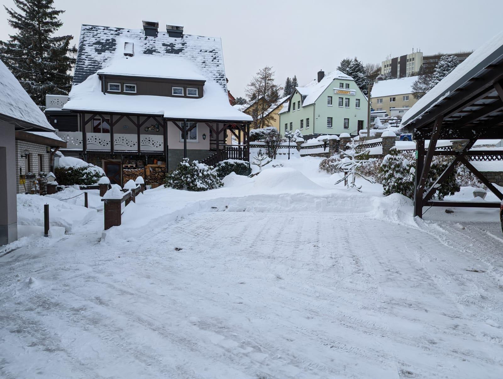 Parkplatz Winter