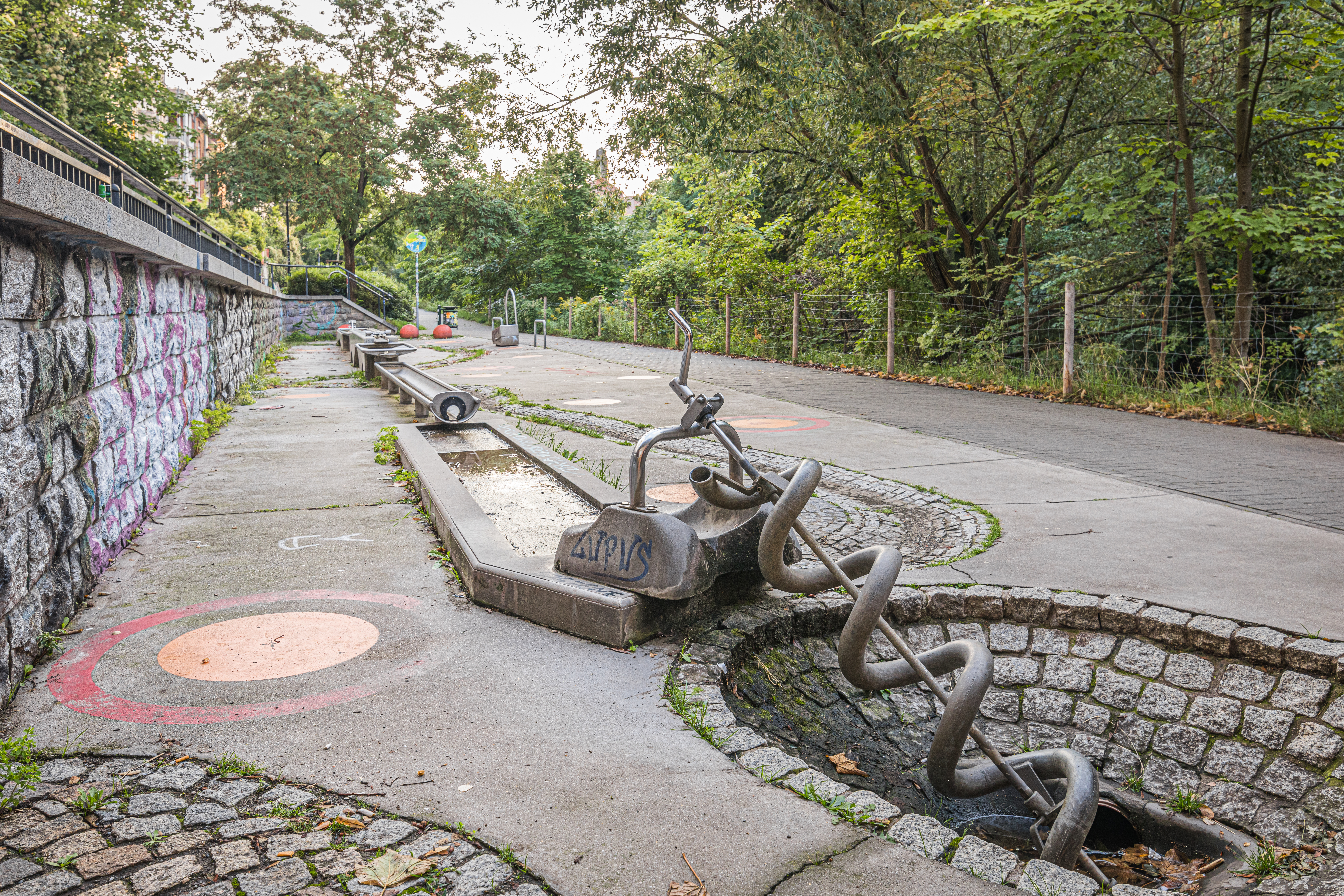 Wasserspielplatz am Karl-Heine-Kanal – Motiv