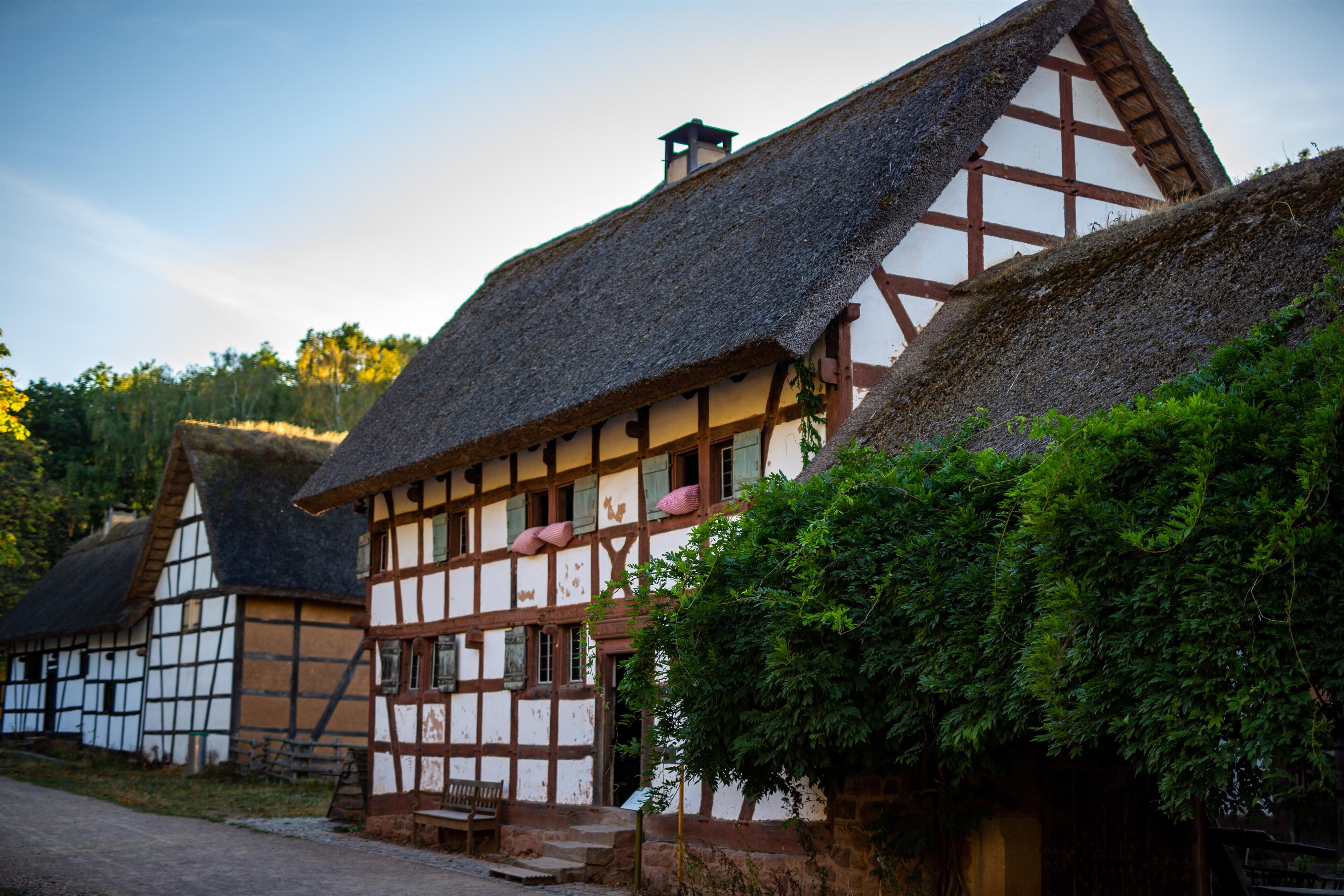 Häuser im LVR-Freilichtmuseum Kommern