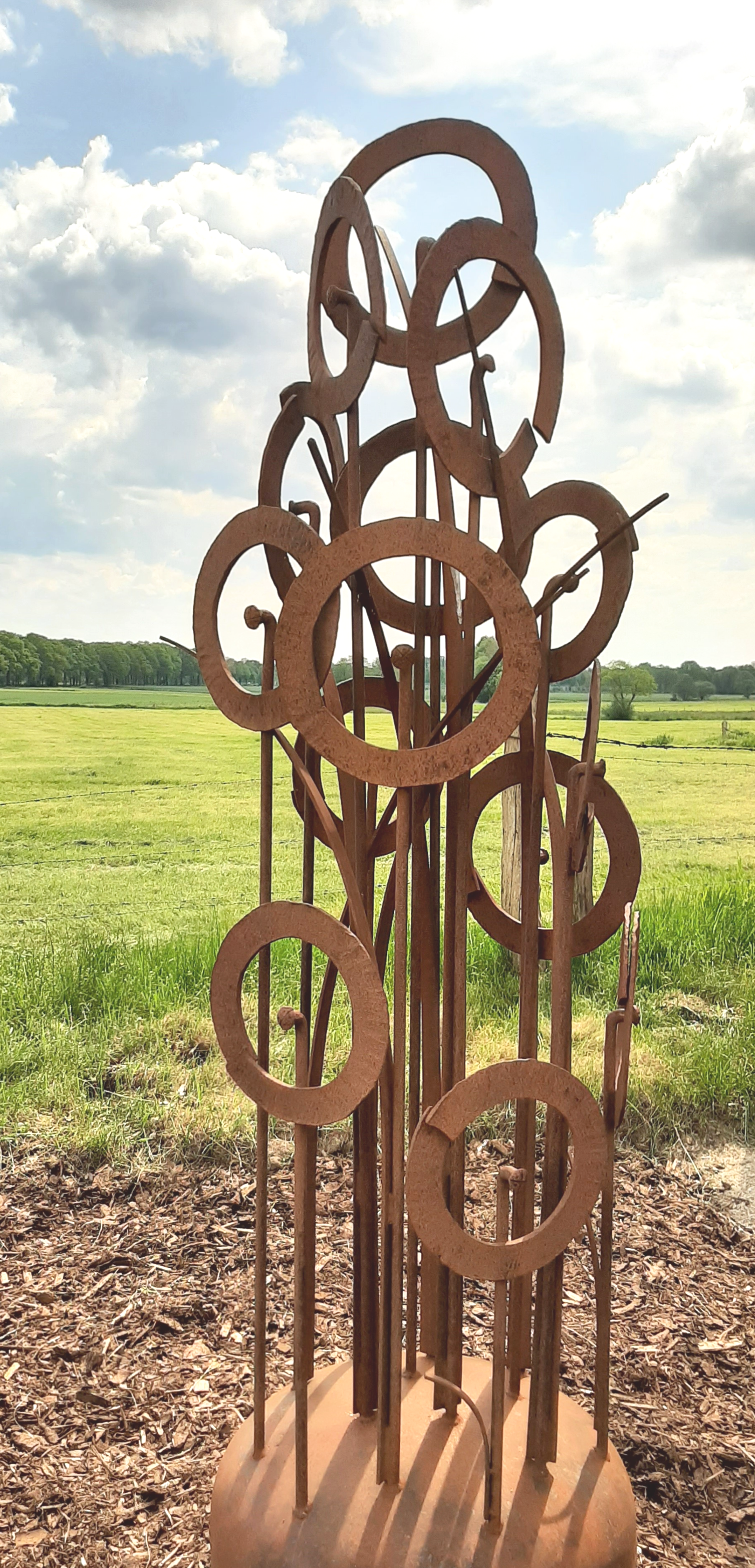 Kunstwerk "Von der Sonne geküsst"
