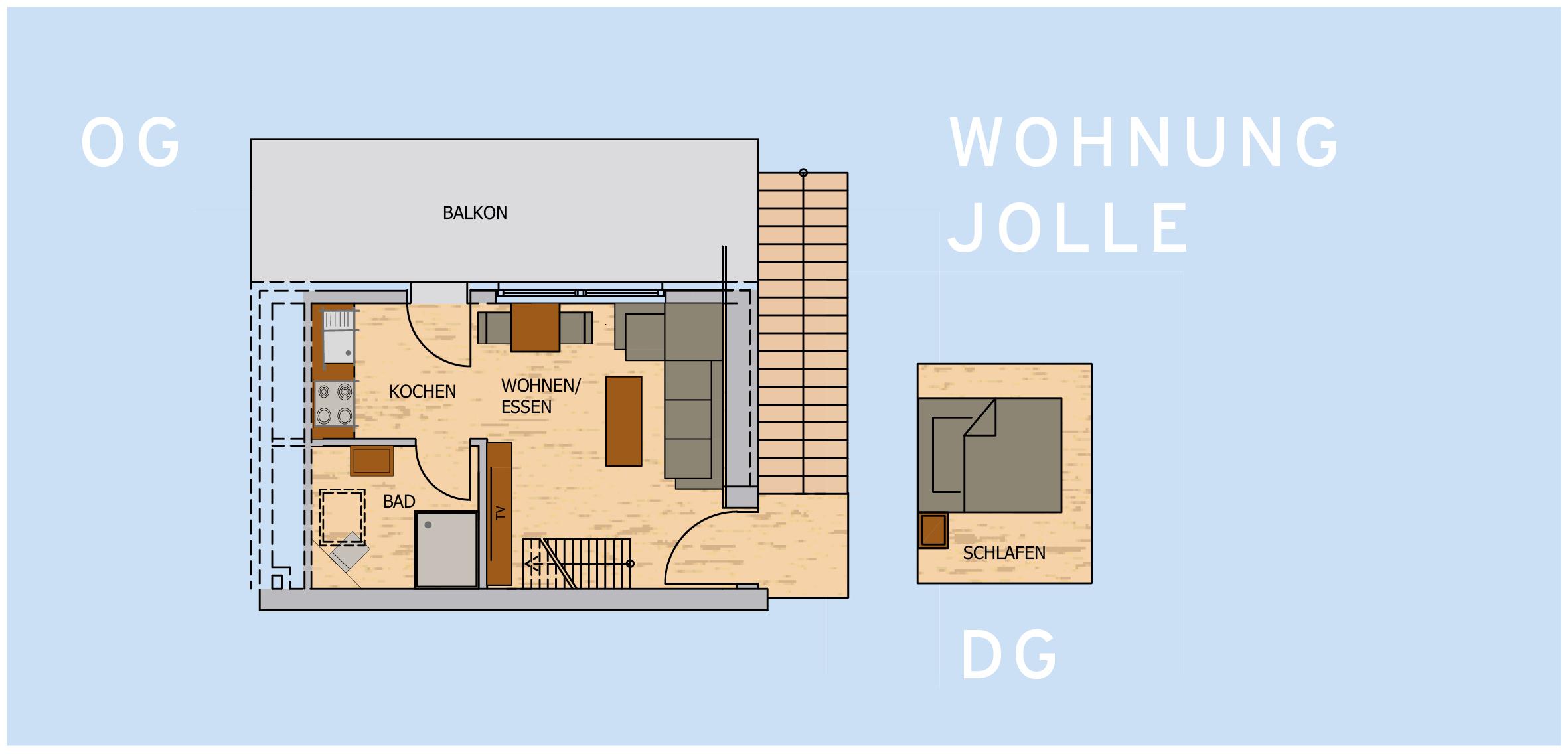 Winkelschiffchen IV mit Sauna, Juist