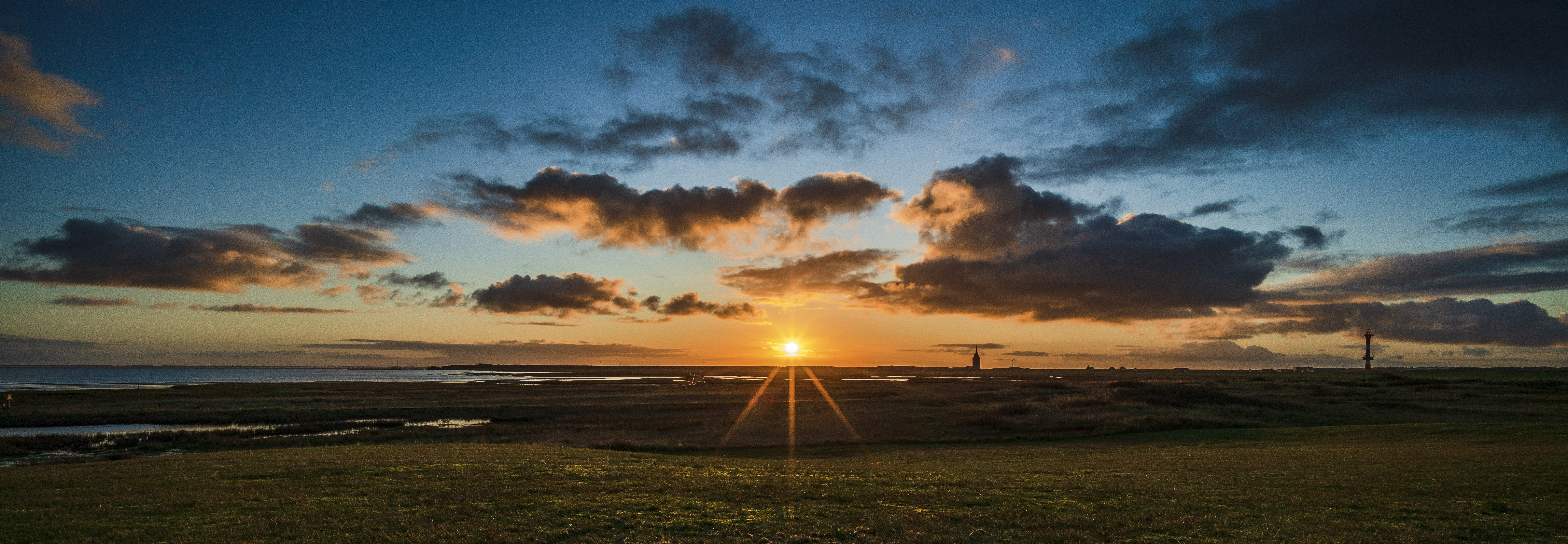 Sonnenuntergang im Westen