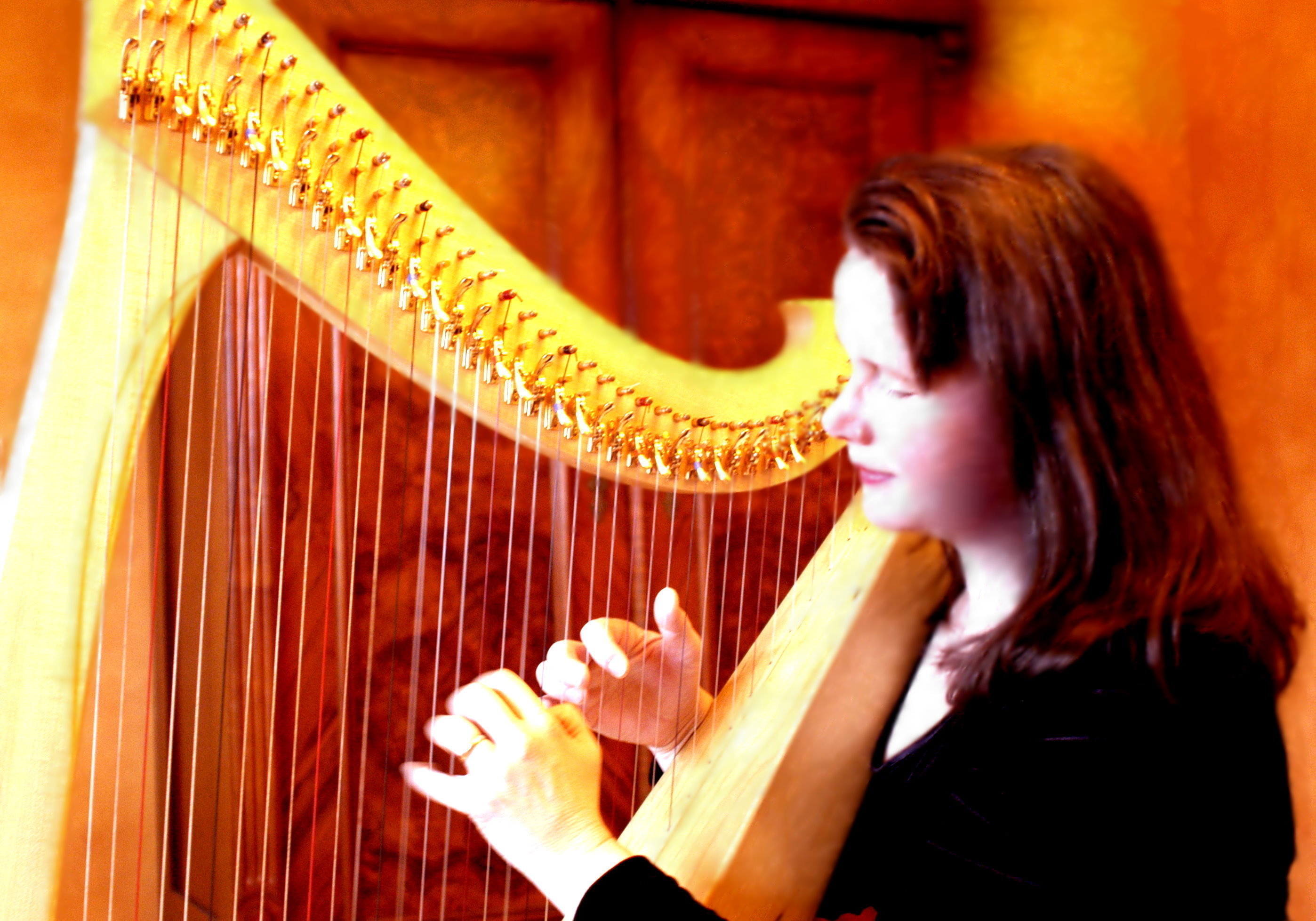 Volkslieder Singen zur Harfe mit Michaela Brinkmeier