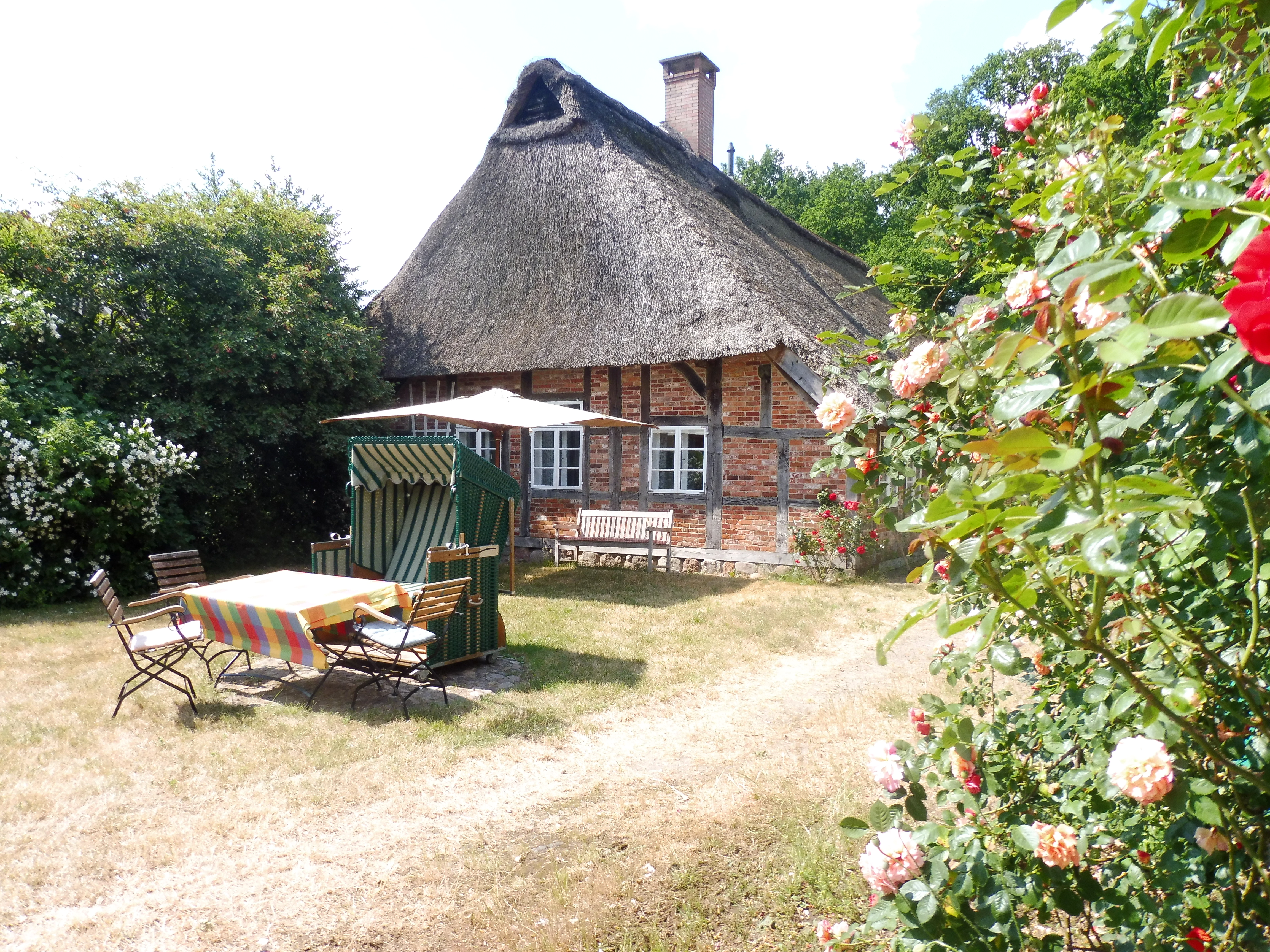 Ferienhaus Reethuus im Sommer