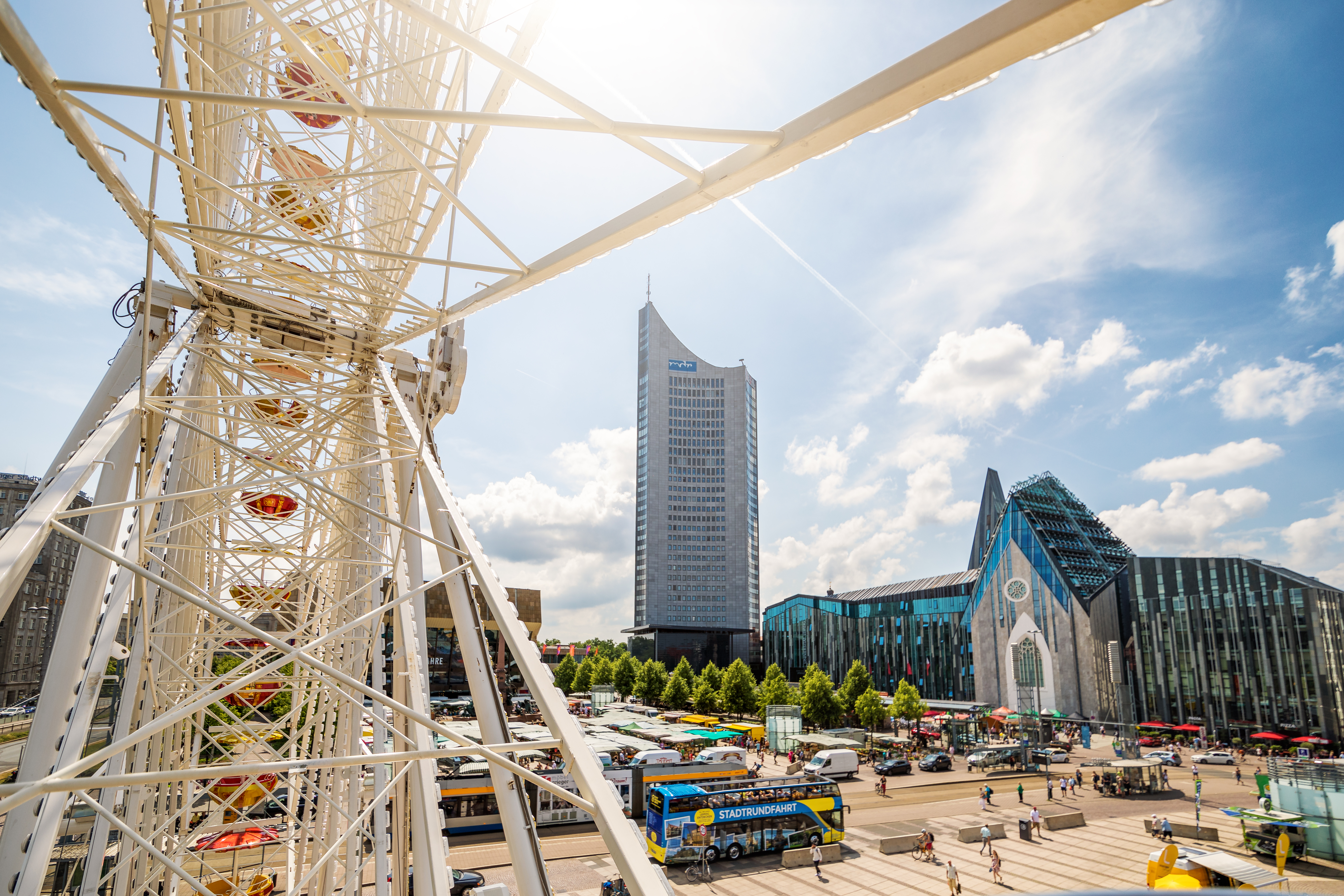 Riesenrad auf dem Augustusplatz – Motiv