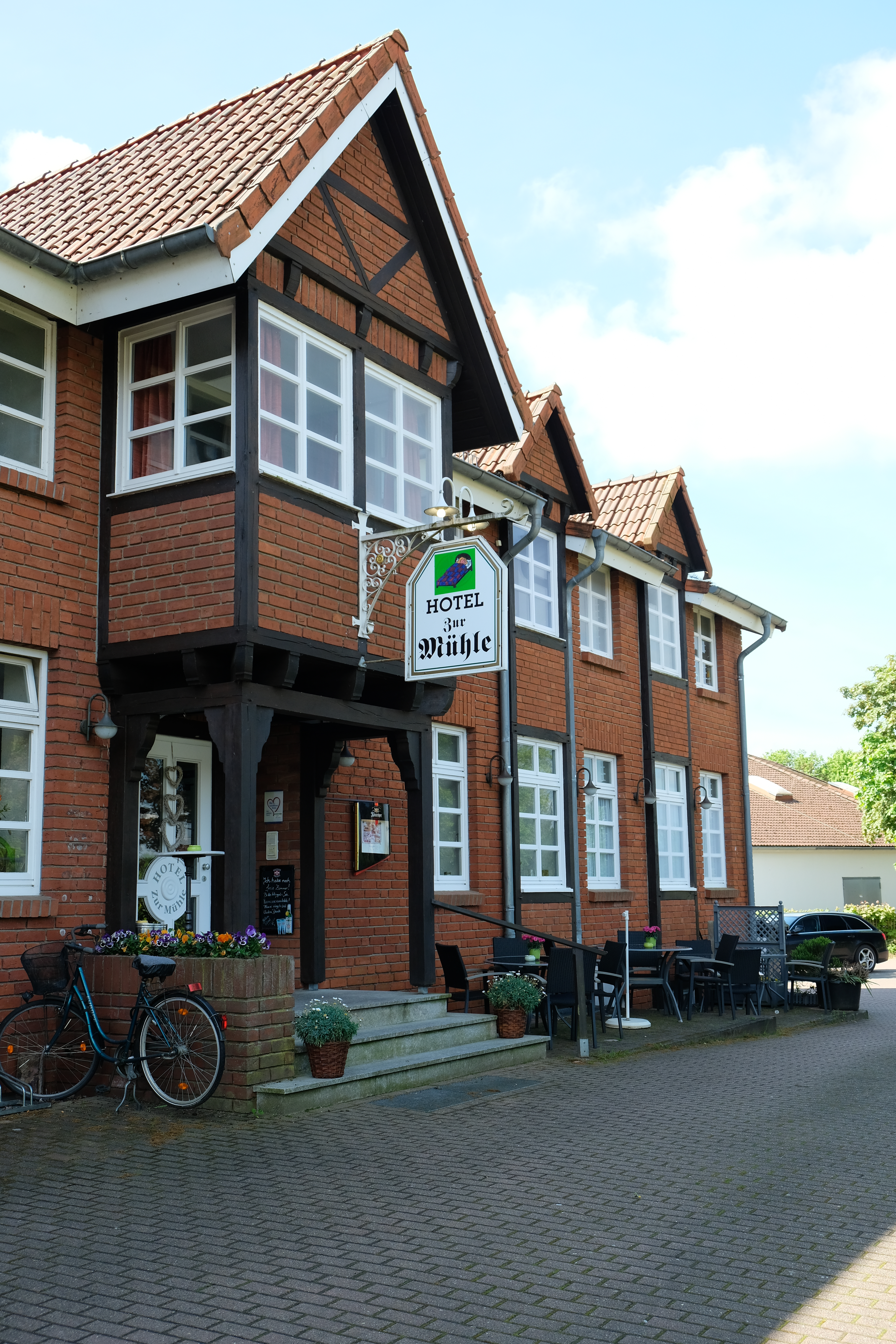 Eingang zum Hotel zur Mühle