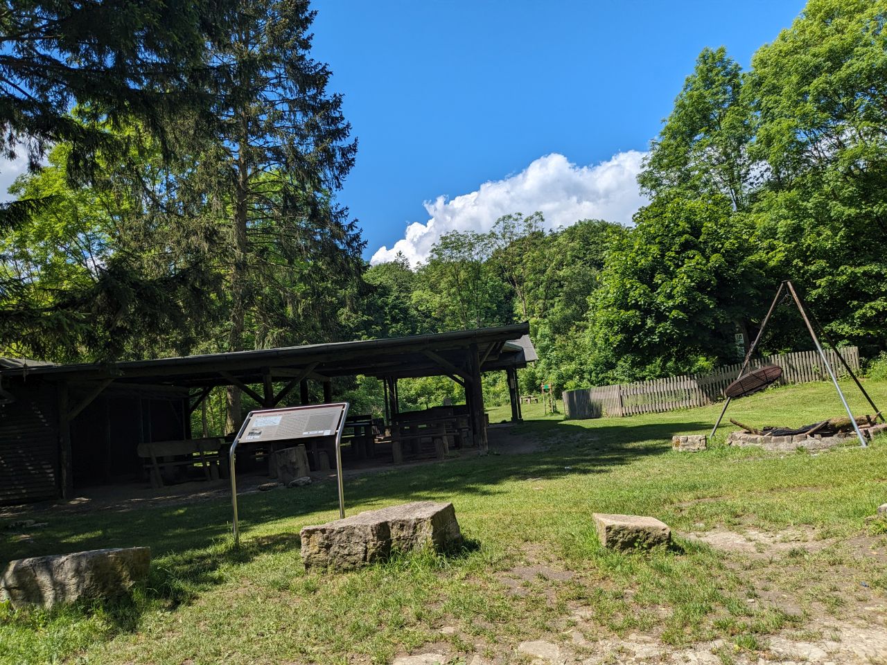 Grillplatz auf der Hube