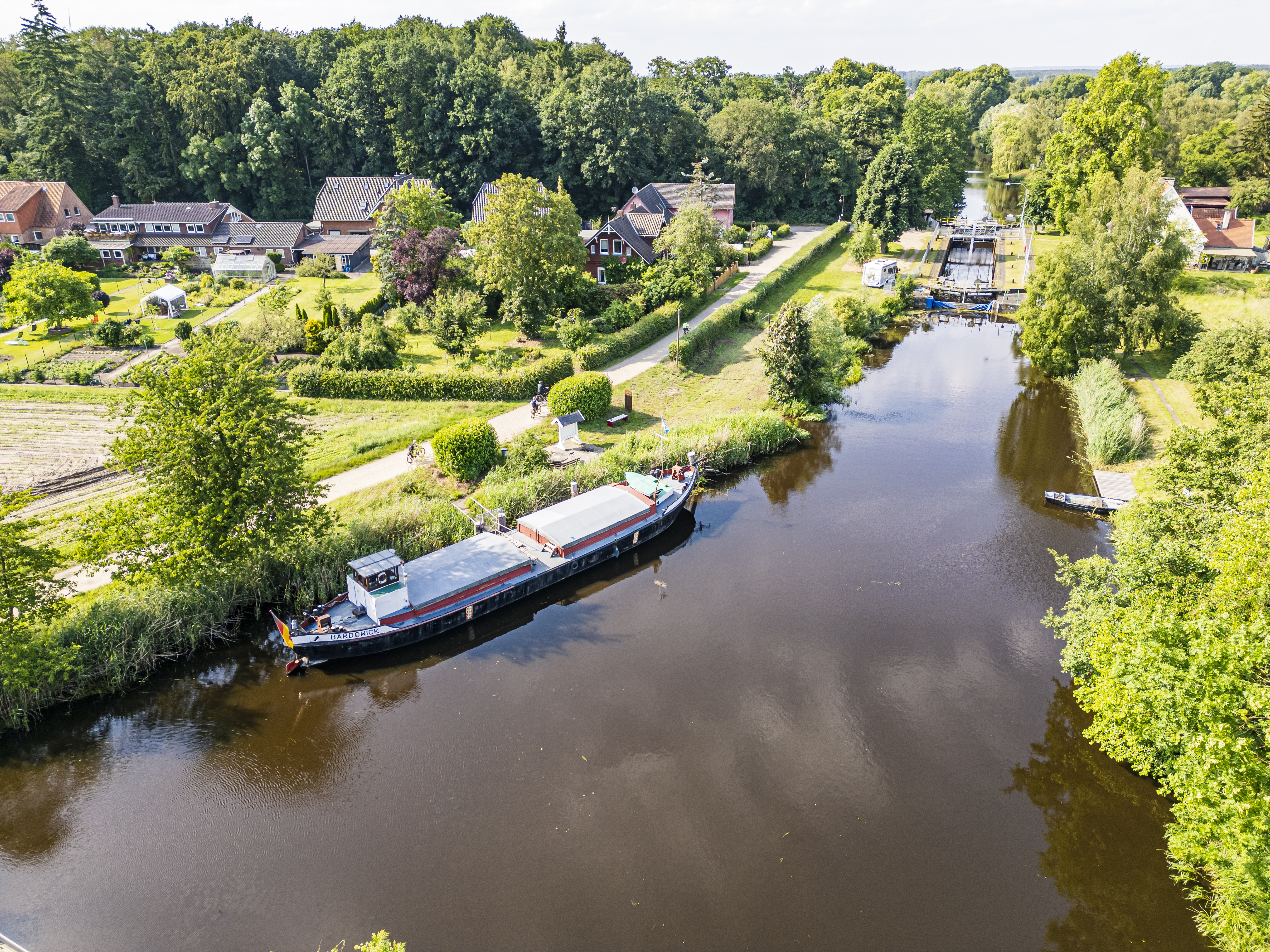 Die Ilmenau in Bardowick