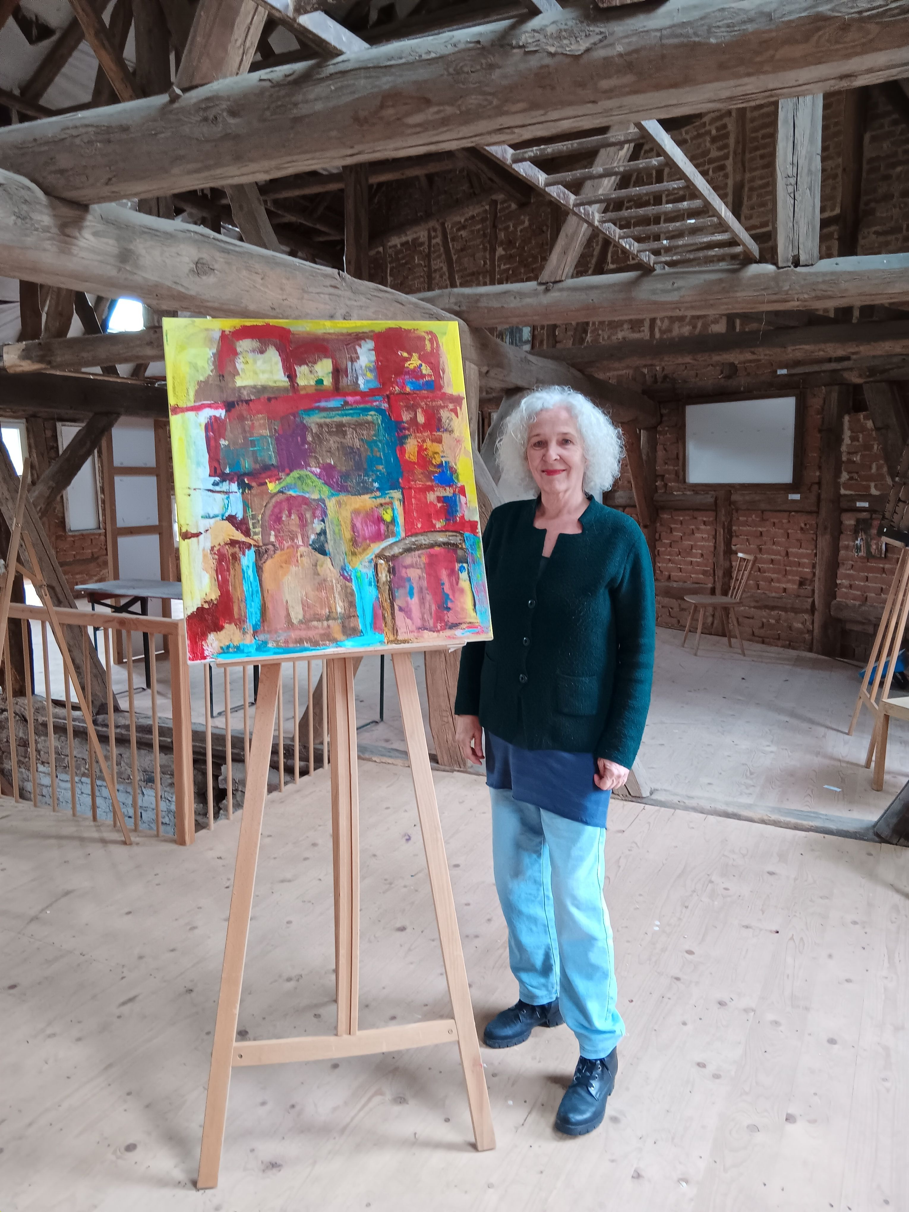 Gabriele Richter im Atelier