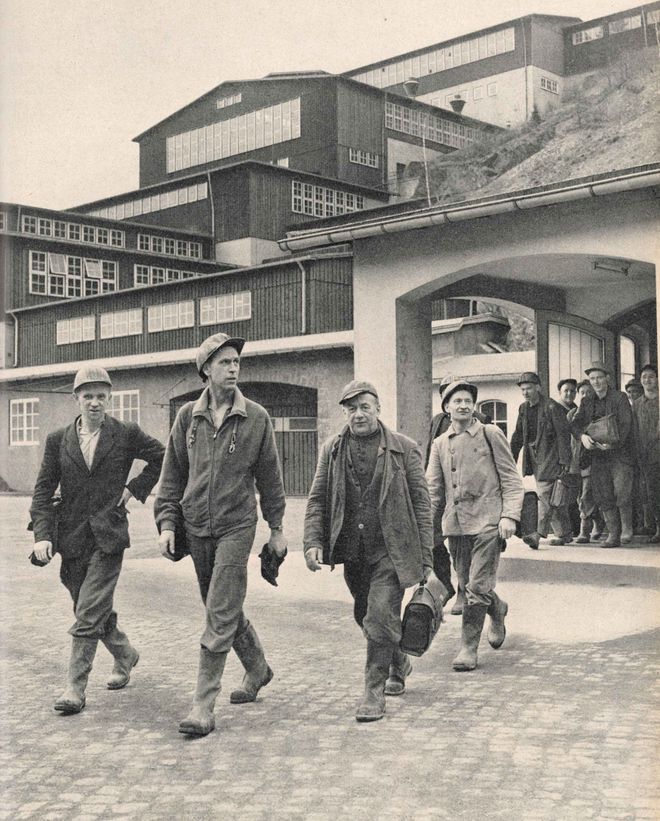 Aus die Schicht 2 1961 © Sammlung Weltkulturerbe RammelsbergFrom shift 2 1961 © Sammlung Weltkulturerbe Rammelsberg