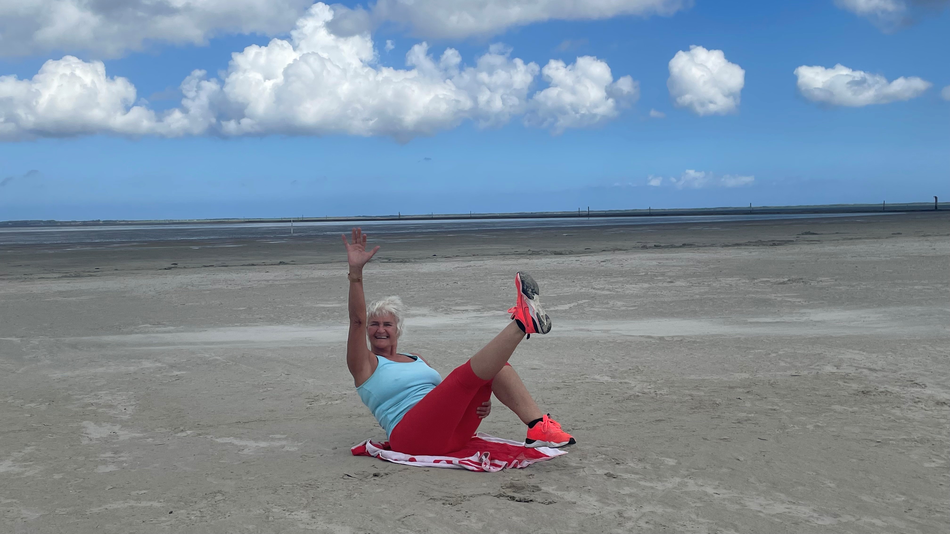 Fitness am Strand