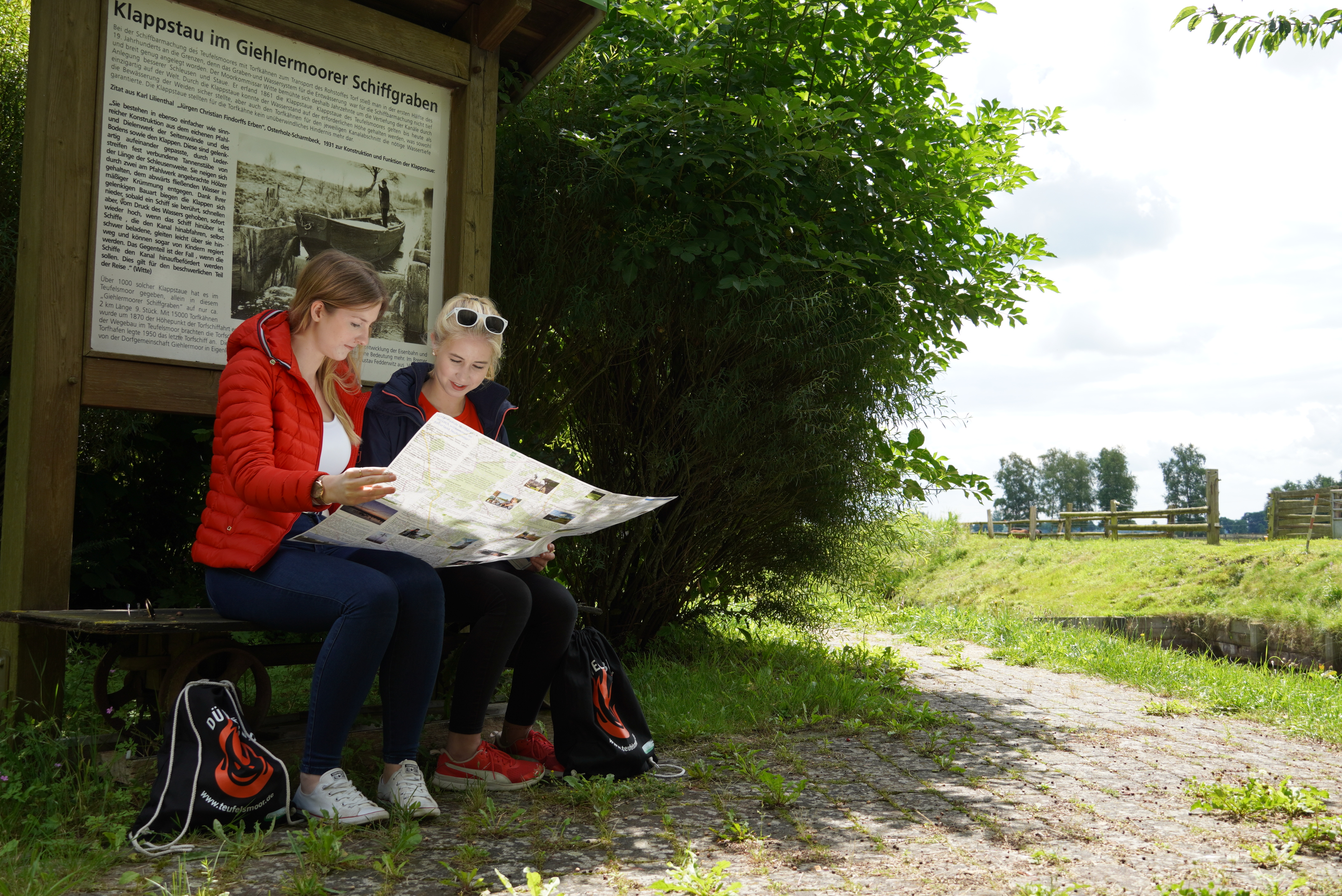 Klappstau Gielermoorer Schiffgraben