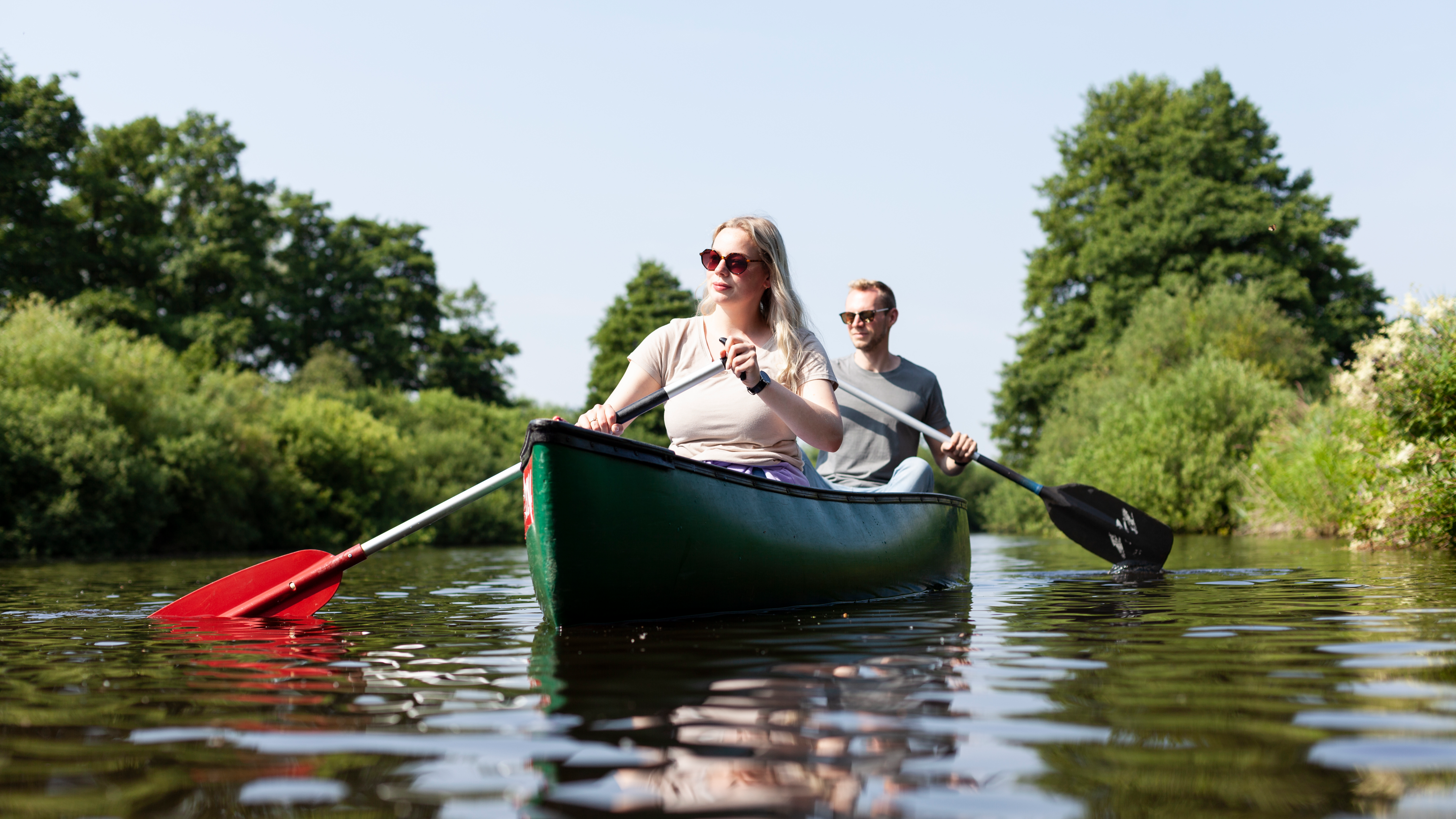 Wasserwandern auf der Hamme
