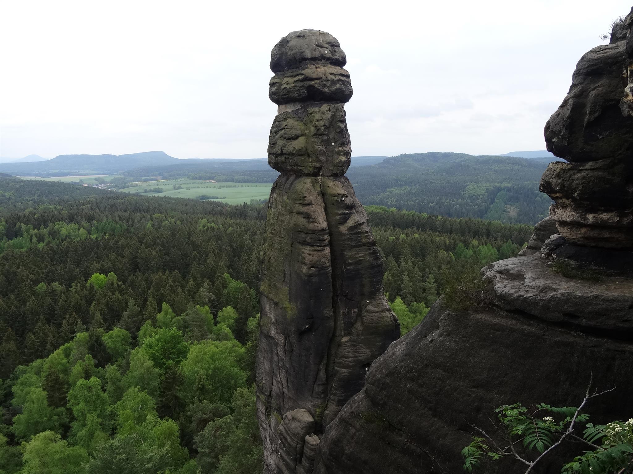 Felsnadel Barbarine am Pfaffenstein