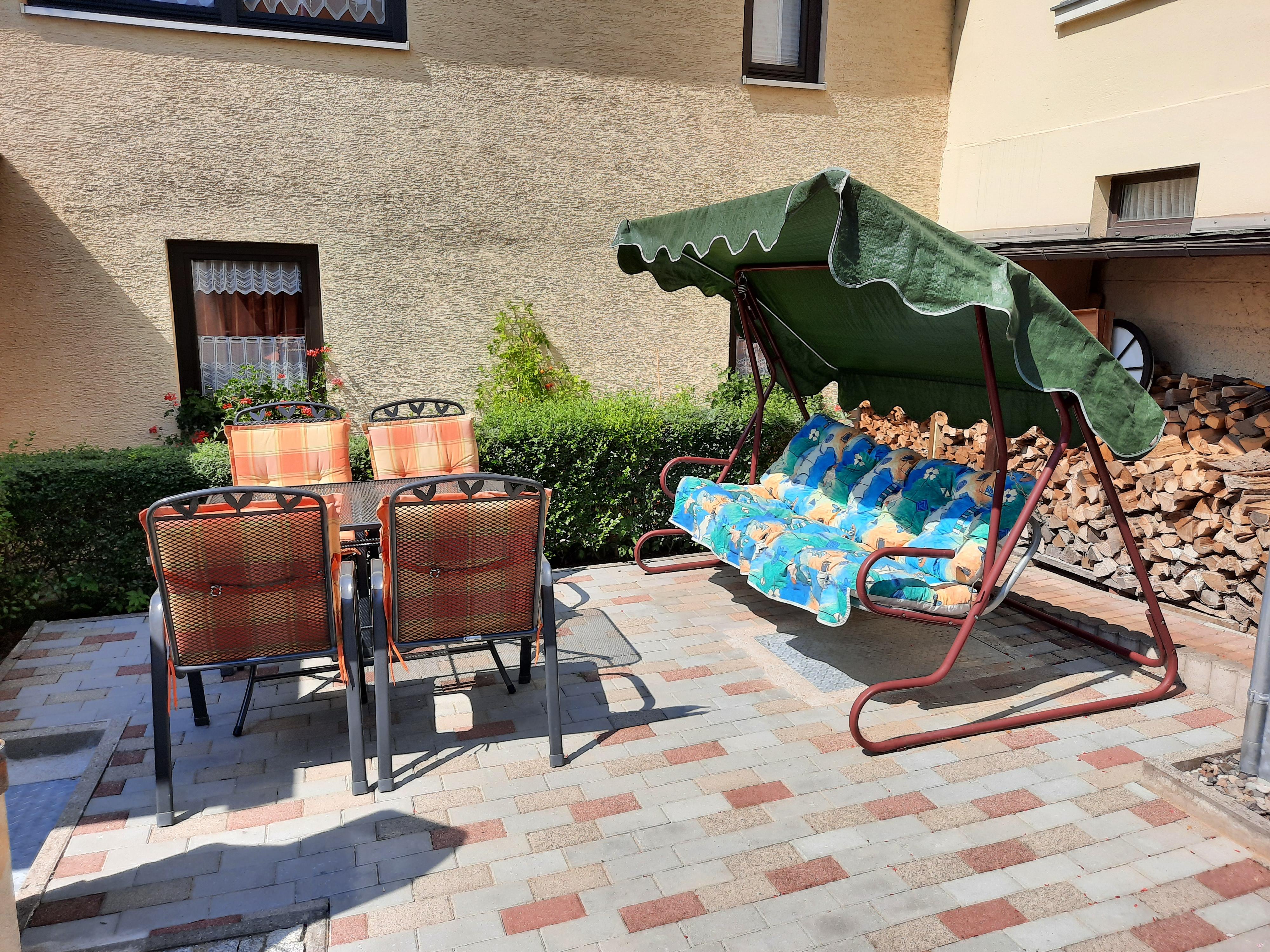 Sitzecke im Garten