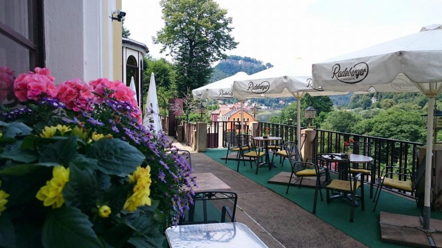 Terrasse vom Hotel Lindenhof