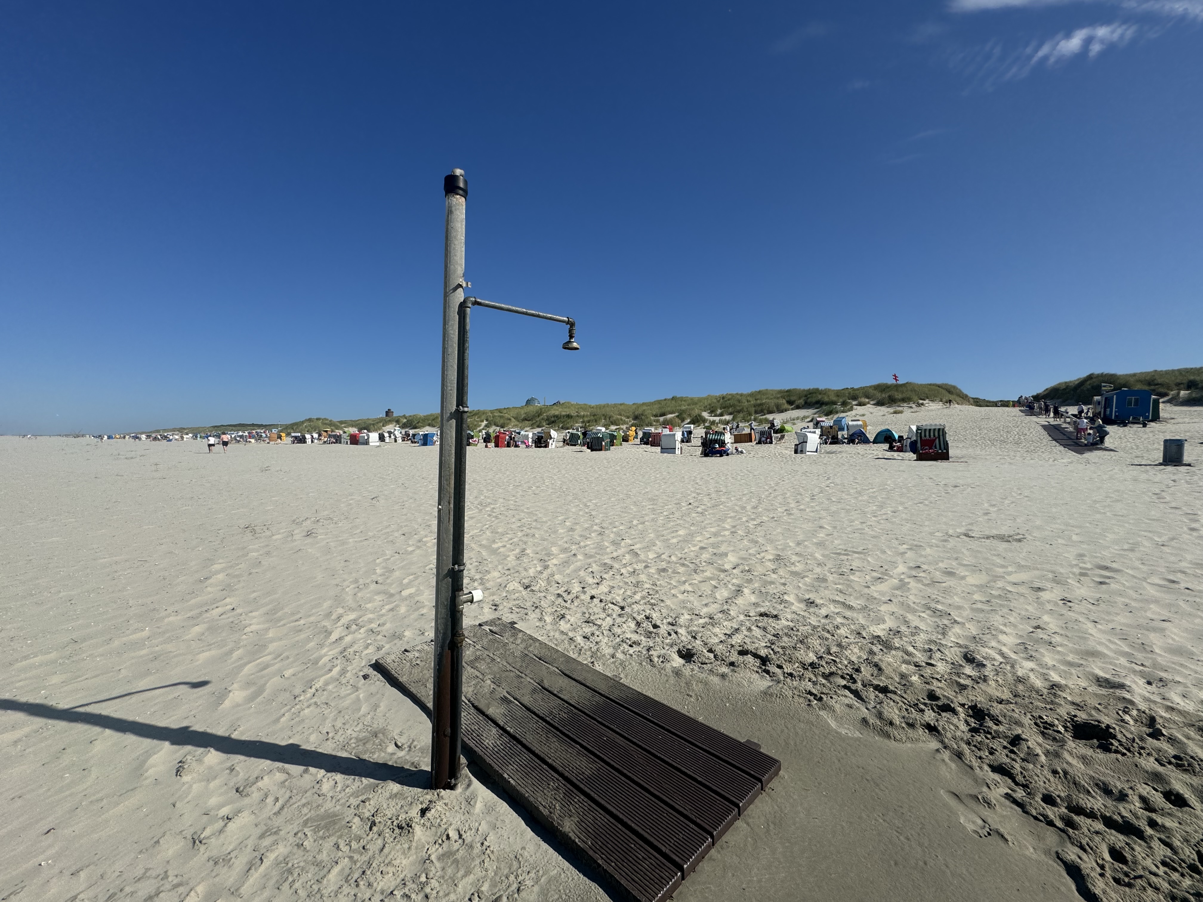 Stranddusche am Strandabgang Loog auf Juist