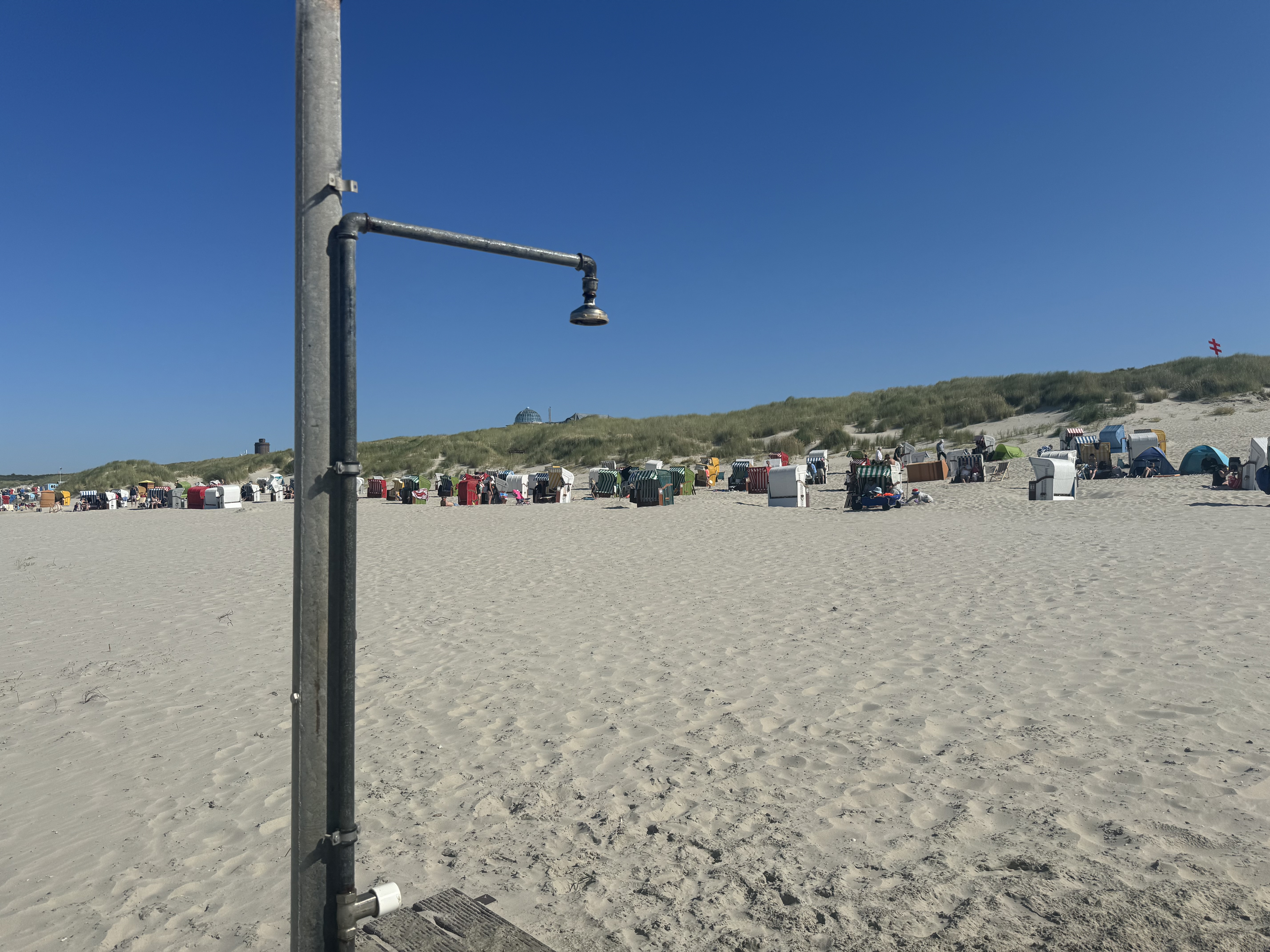 Stranddusche am Strandabgang Siedlung auf Juist