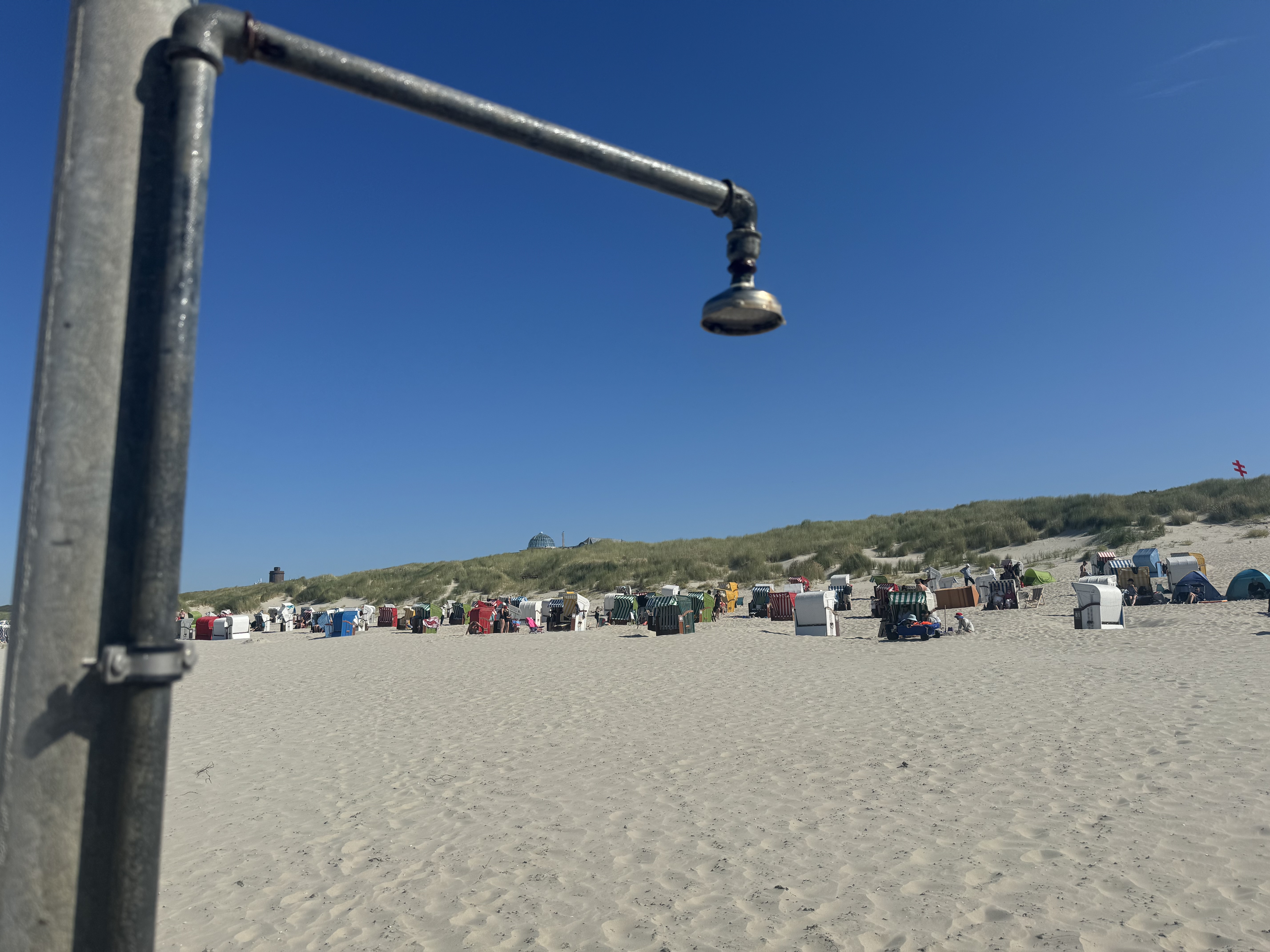 Stranddusche am Strandabgang TöwerVital auf Juist