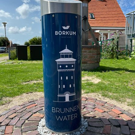 Trinkwasserspender am Wasserturm